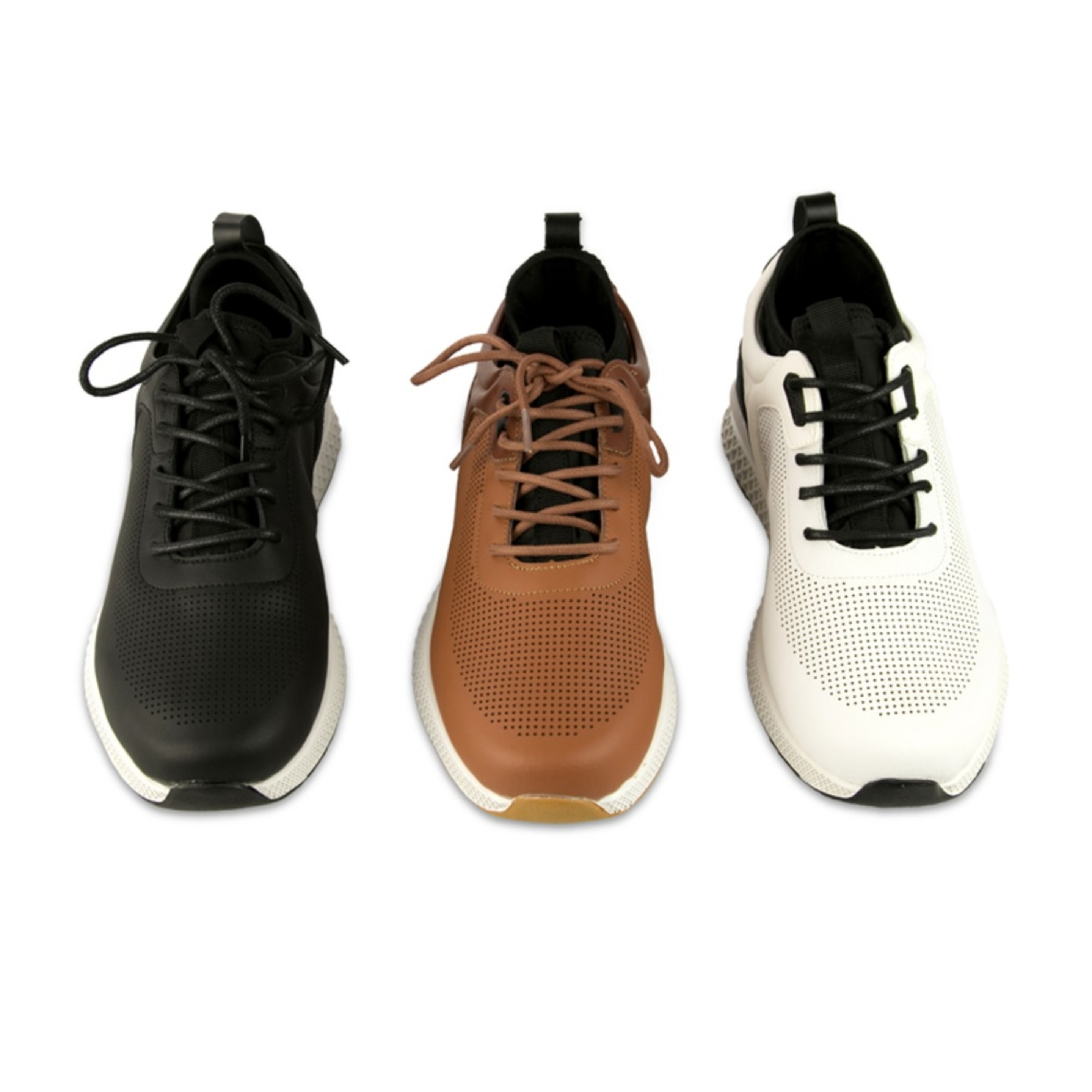 Zapatos De Golf Zerimar Con Troquelados - Negro - Zapatos Golf Hombre Zapatillas Piel  MKP