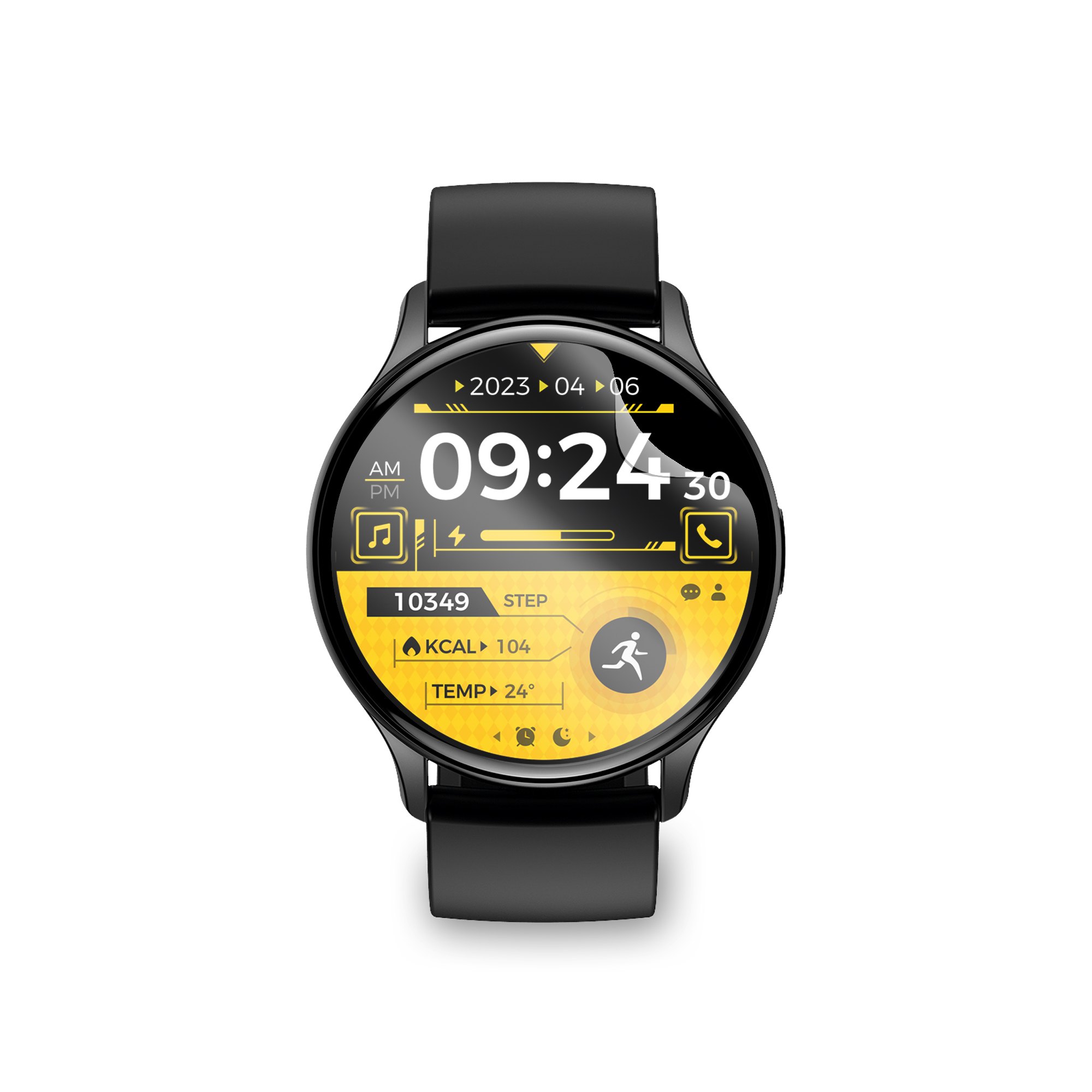 2 Protectores Smartwatch Para Ksix Core - transparente - 