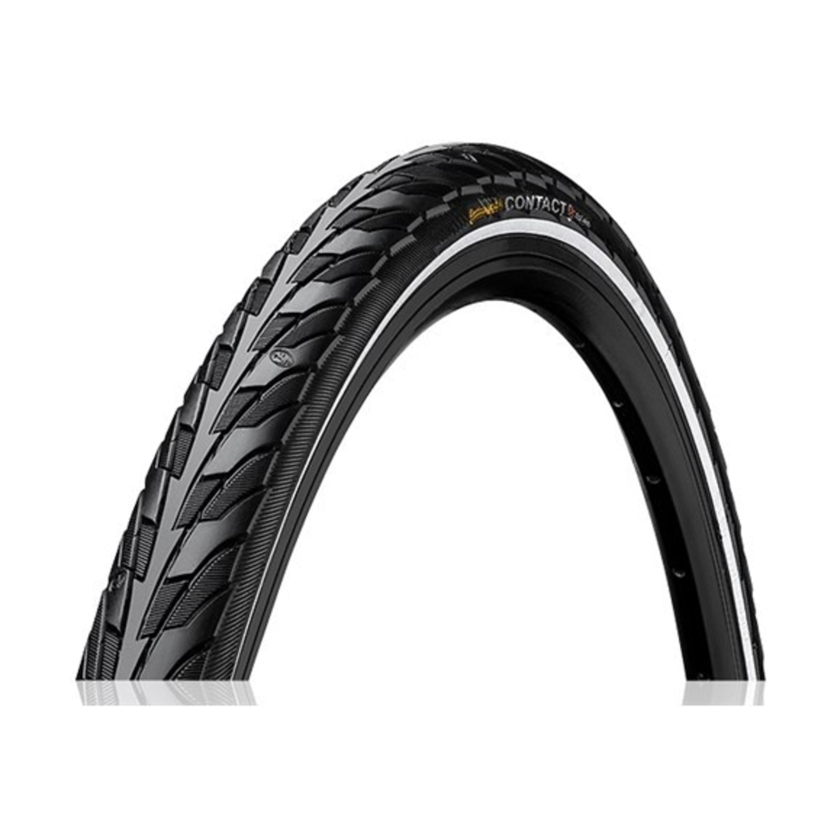 Cubierta Continental Contact 700 X 28c Reflectante Negra