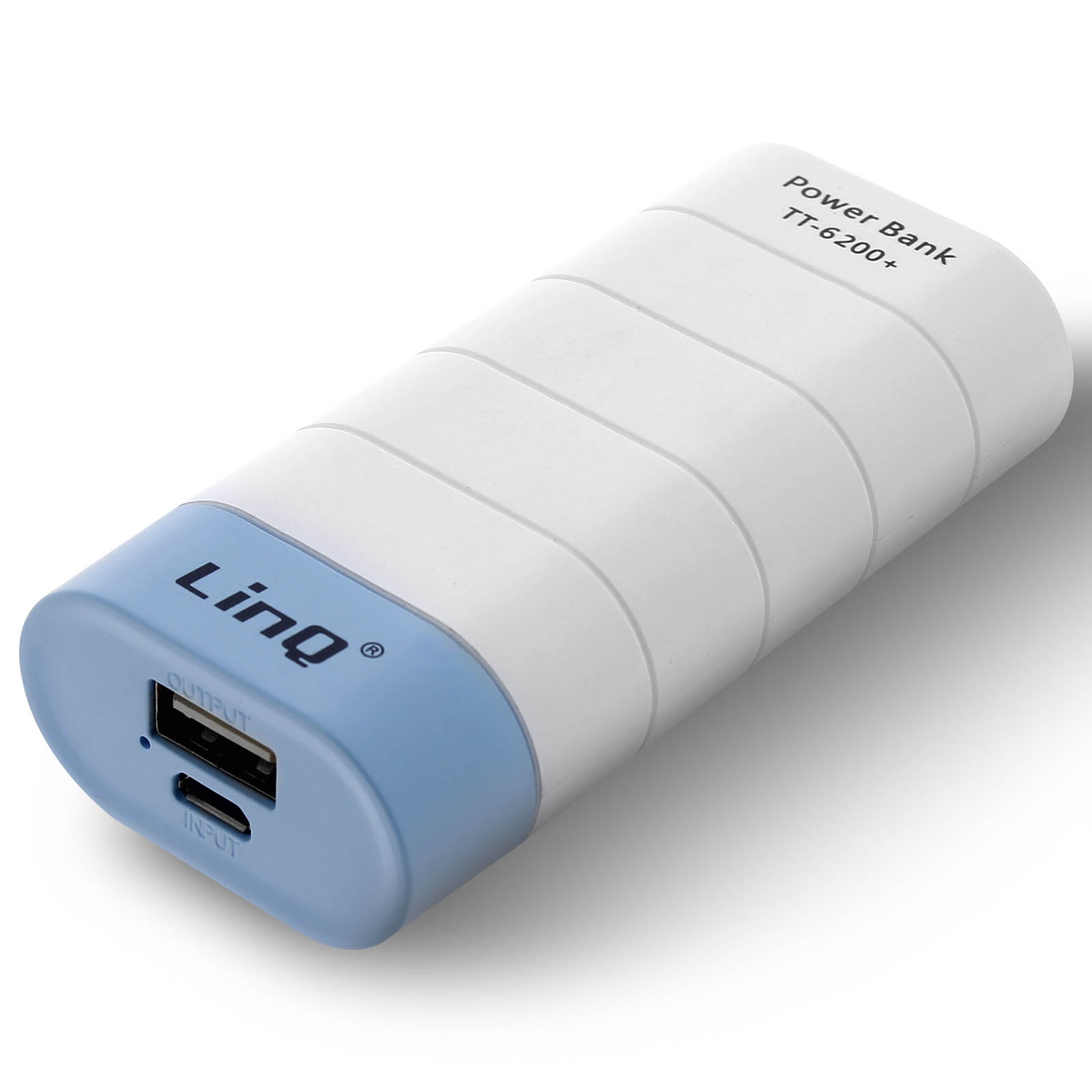 Powerbank 6000 Mah Y Cables Lightning, Micro-usb Y Usb-clinq