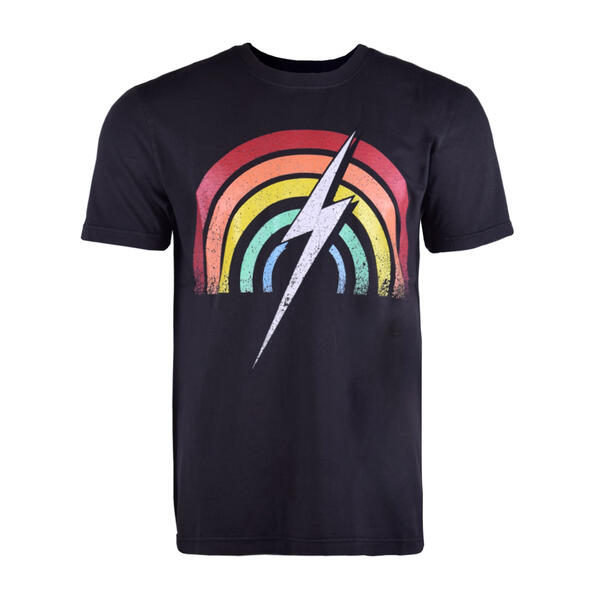 T-shirt Lightning Bolt Rainbow  Eco Tee