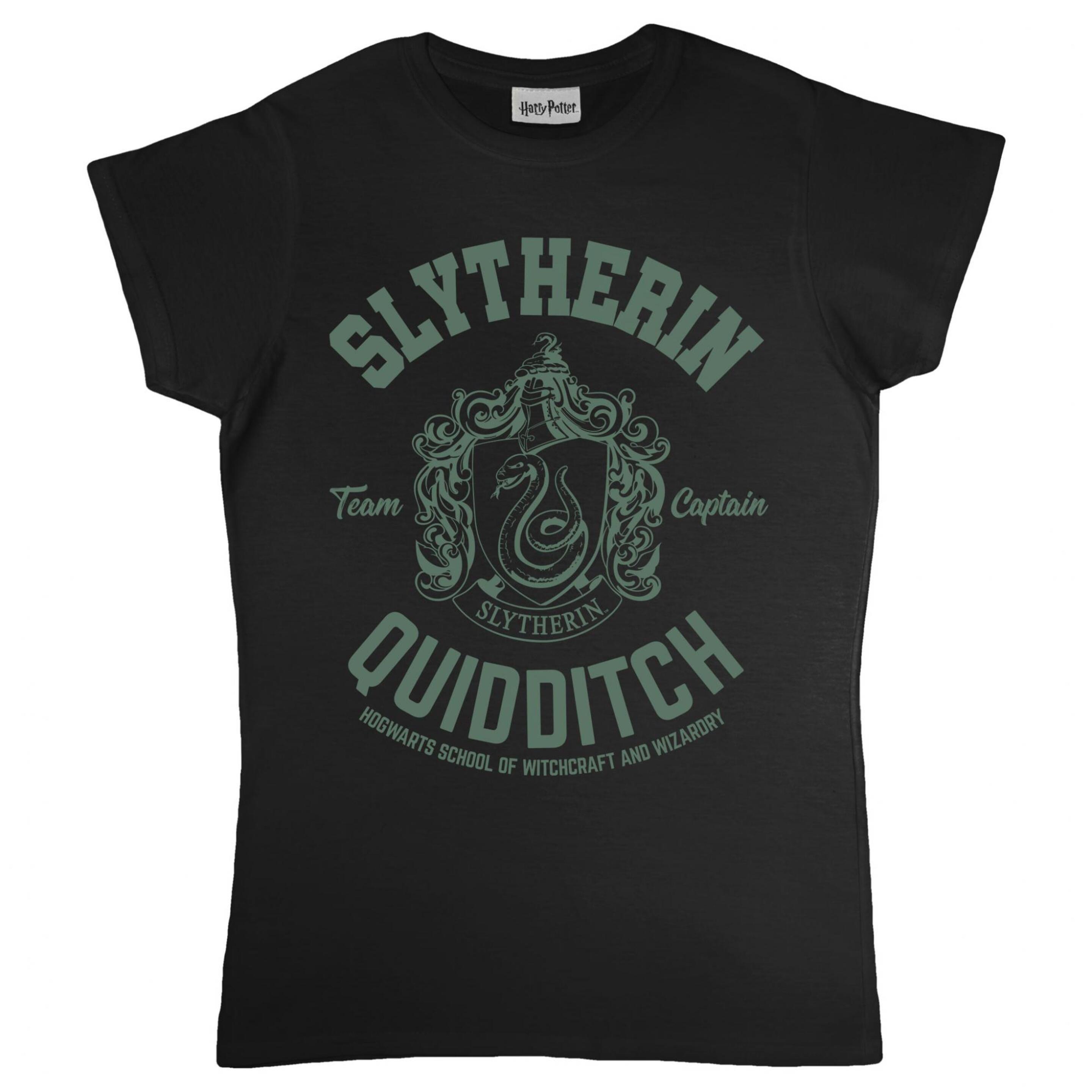 Camiseta Entallada Slytherin Quidditch Harry Potter