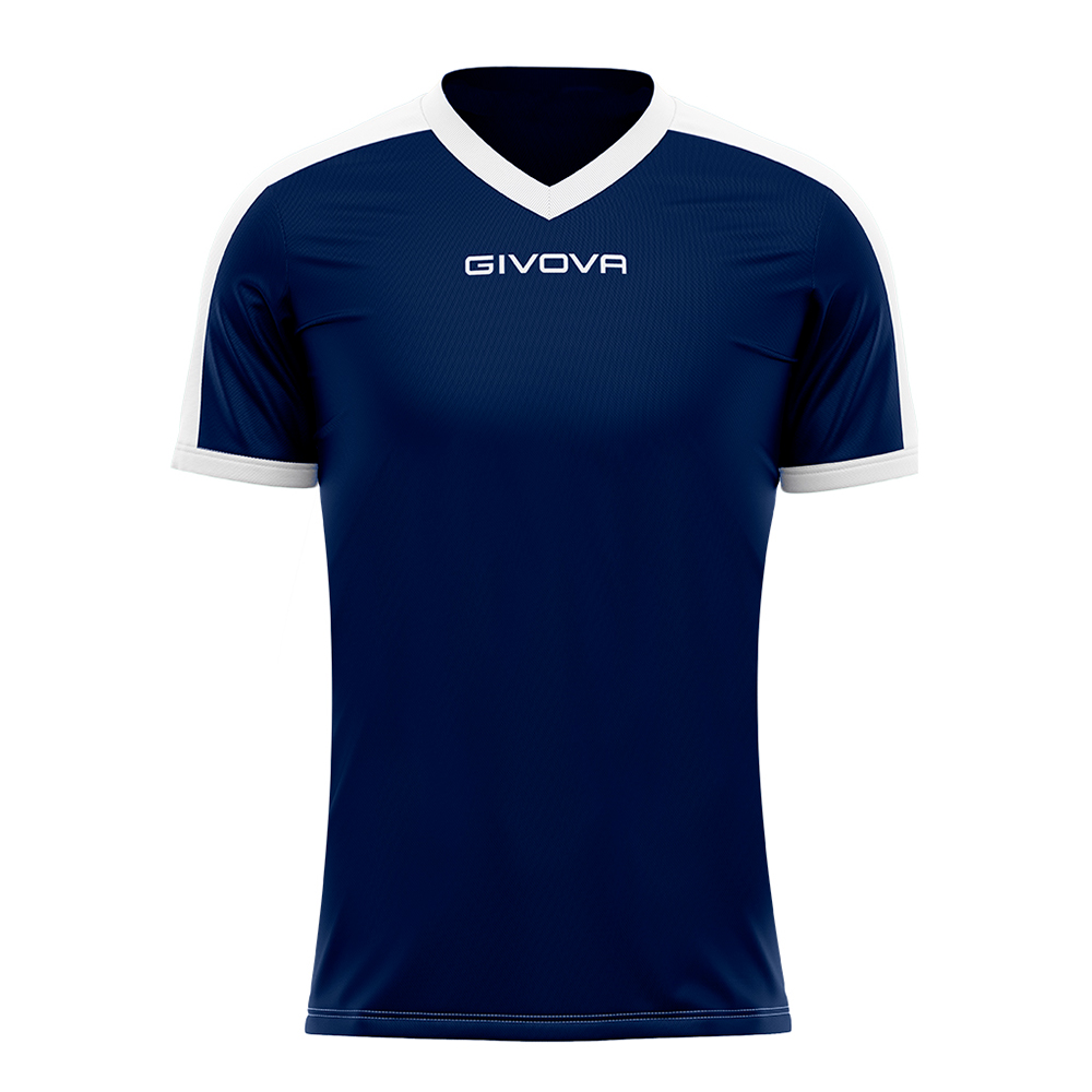 Camiseta Givova Revolution - azul-marino-blanco - 