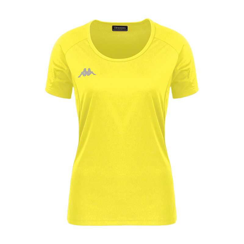 Camiseta Mujer Kappa Fania - amarillo-fluor - 