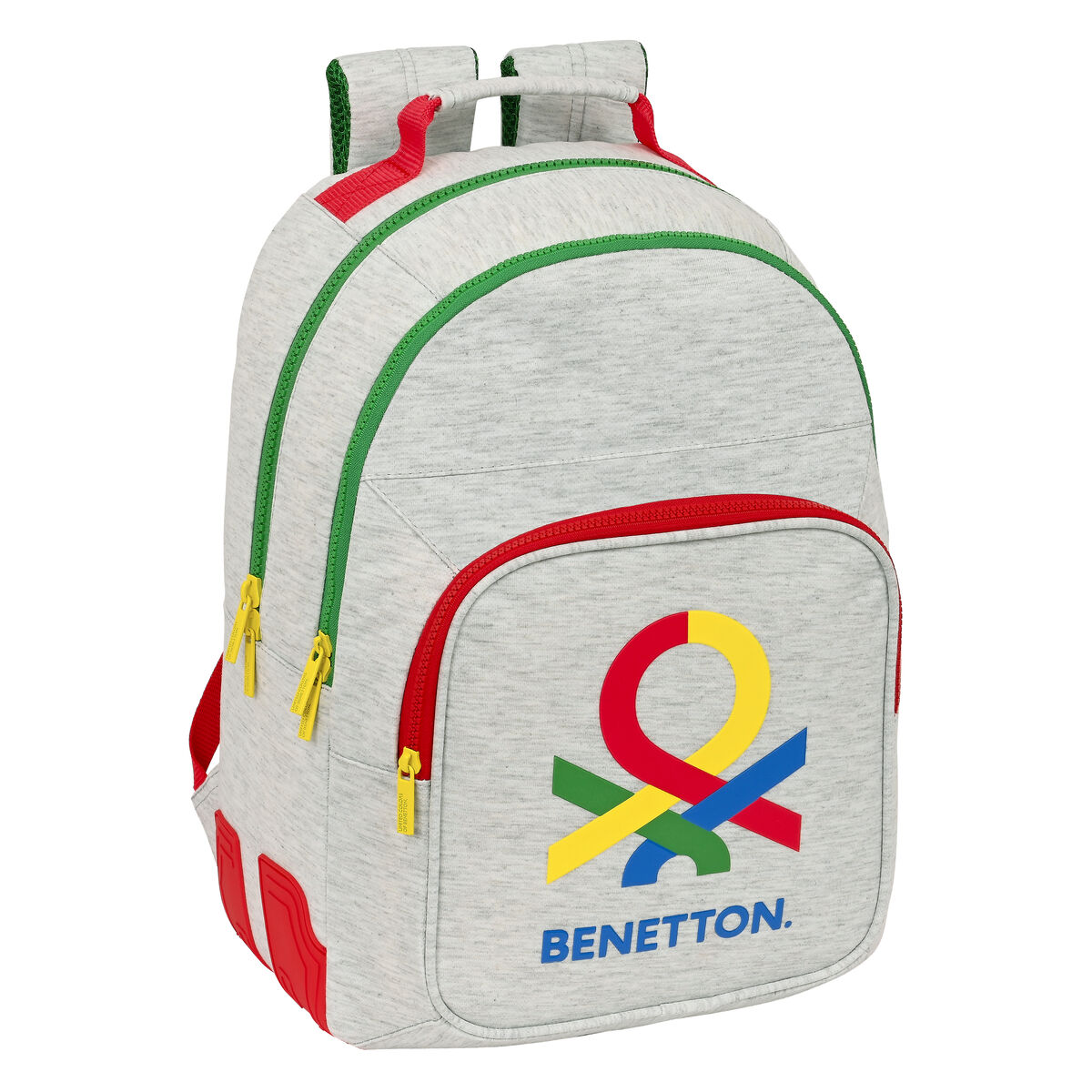 Mochila Escolar Benetton Pop - gris - 