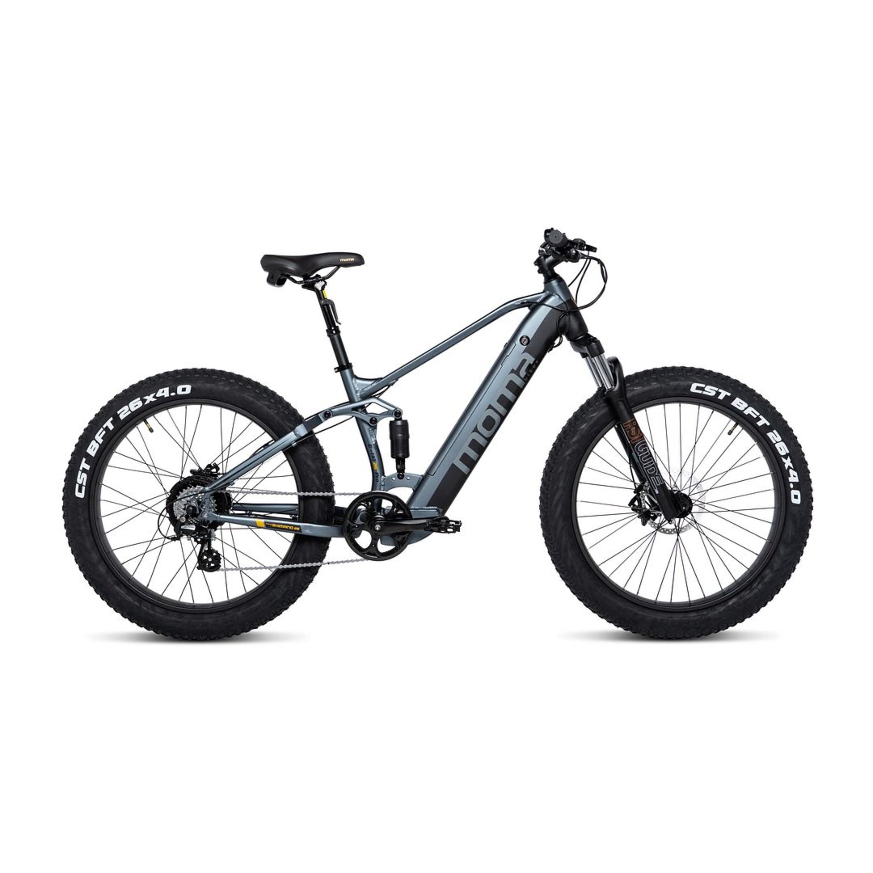 Bicicleta Elétrica Moma Bikes E-fat 26 Pro - gris-negro - 