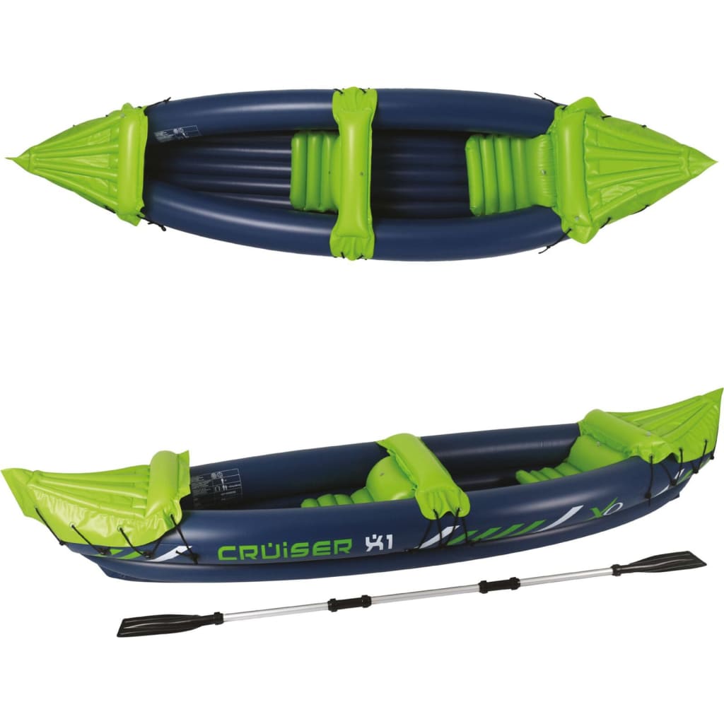 Xq Max Kayak Cruiser X1 Azul Y Verde 325x81x53 Cm - Kayak  MKP