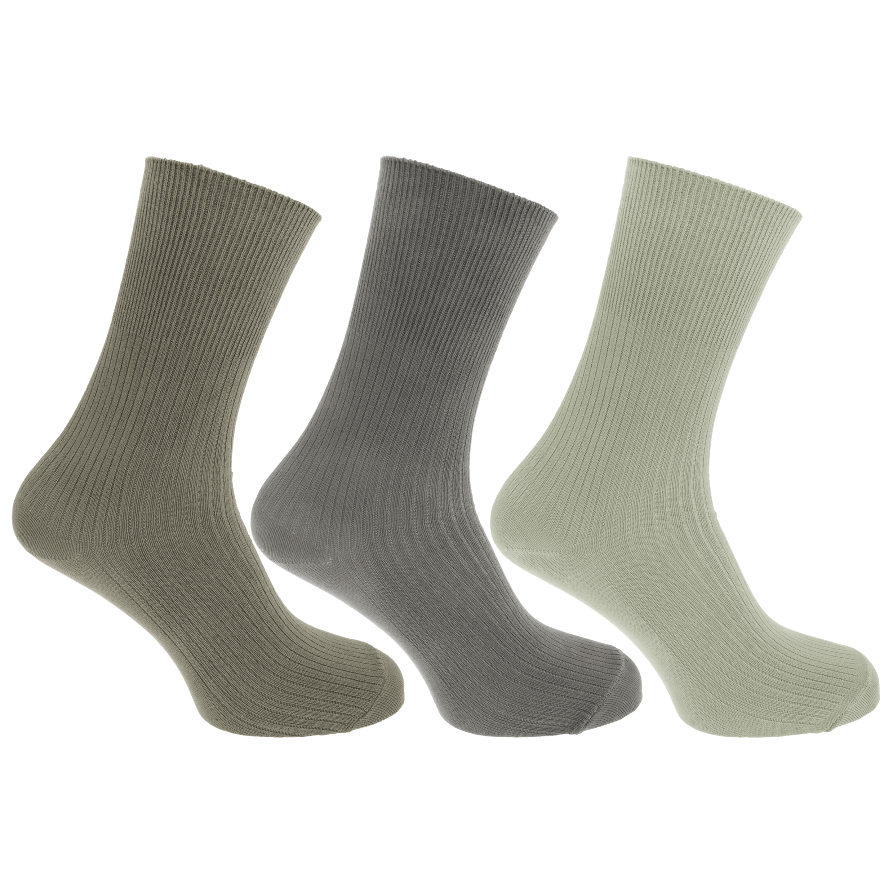 Calcetines Casuales Viscosa Bambú No Elástico Universal Textiles (Paquete De 3 Pares)