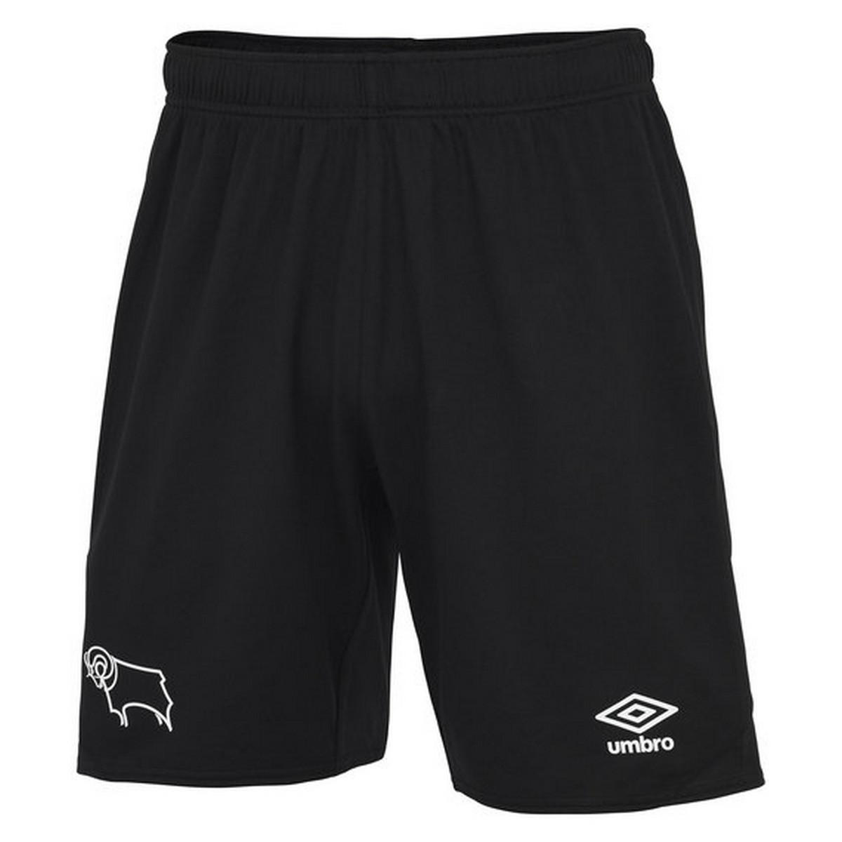 Derby County Fc Childrens/kids Home Shorts Umbro 22/23 - negro - 