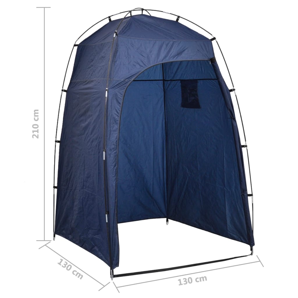 Inodoro Portátil Para Camping Con Carpa 10 L Vidaxl