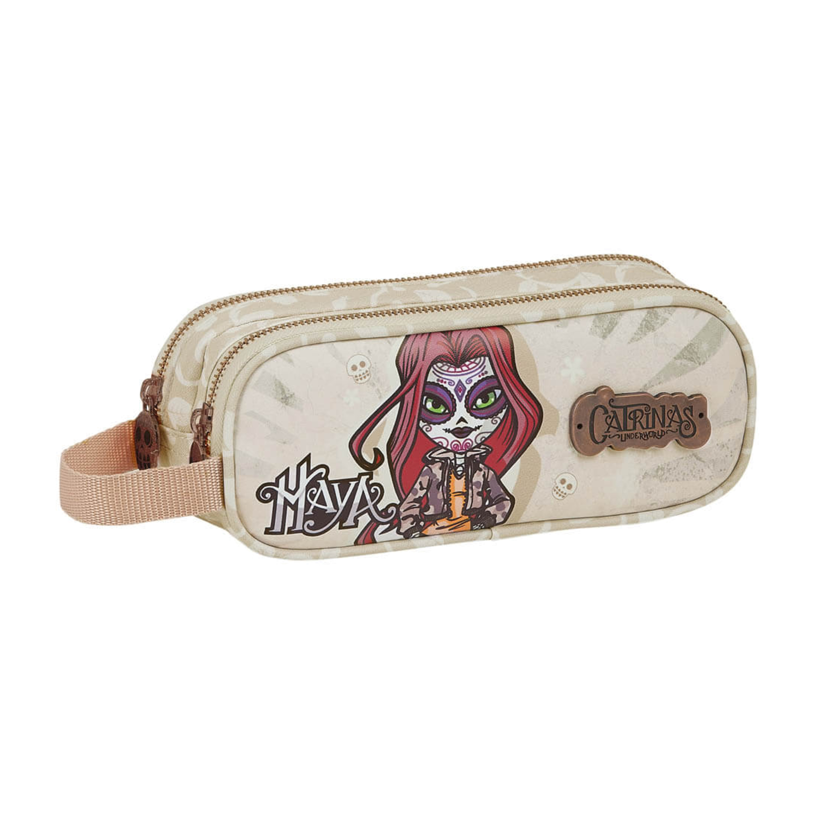 Estuche Catrinas Maya Doble