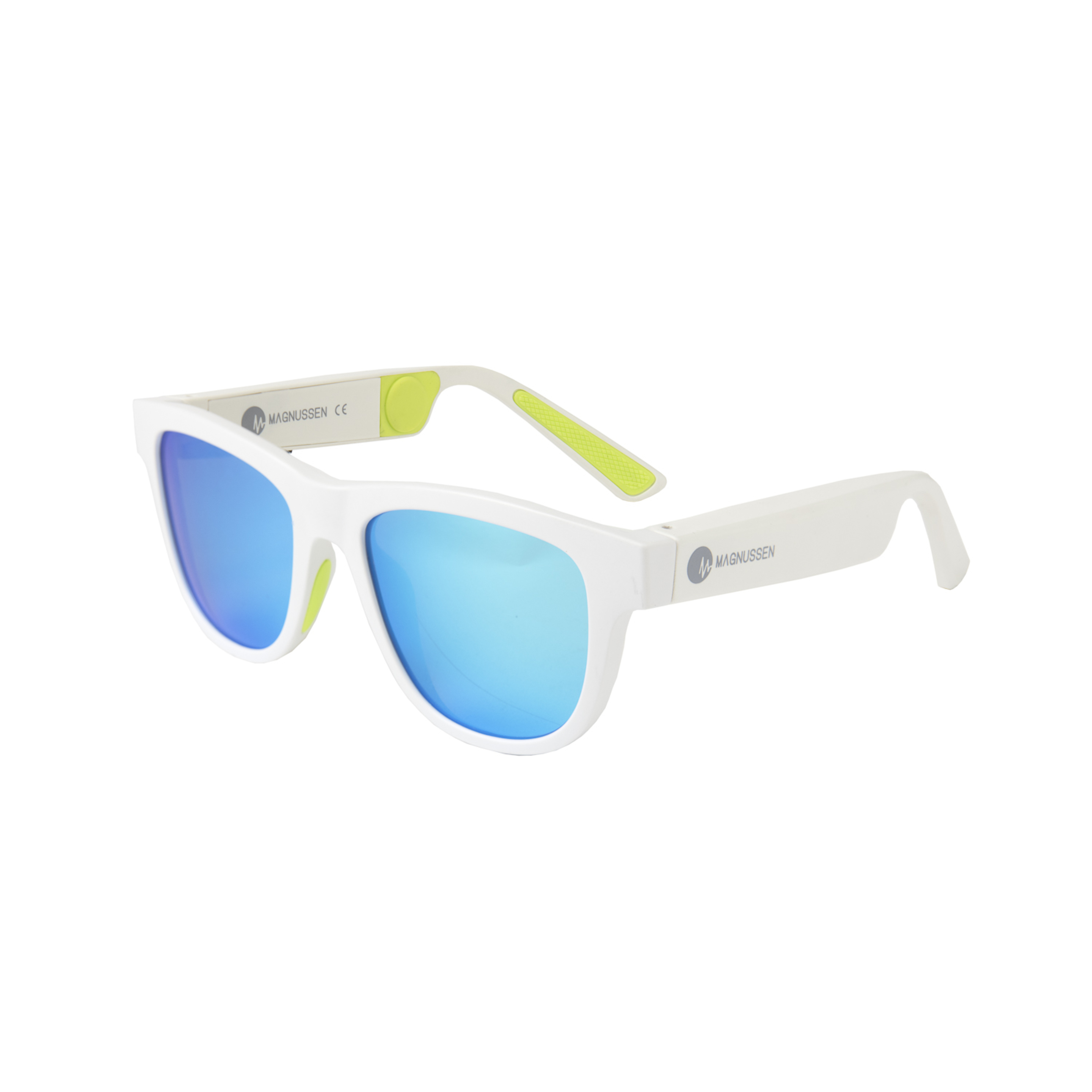 Óculos De Sol Magnussen G1 Bluetooth - Branco/Azul | Sport Zone MKP