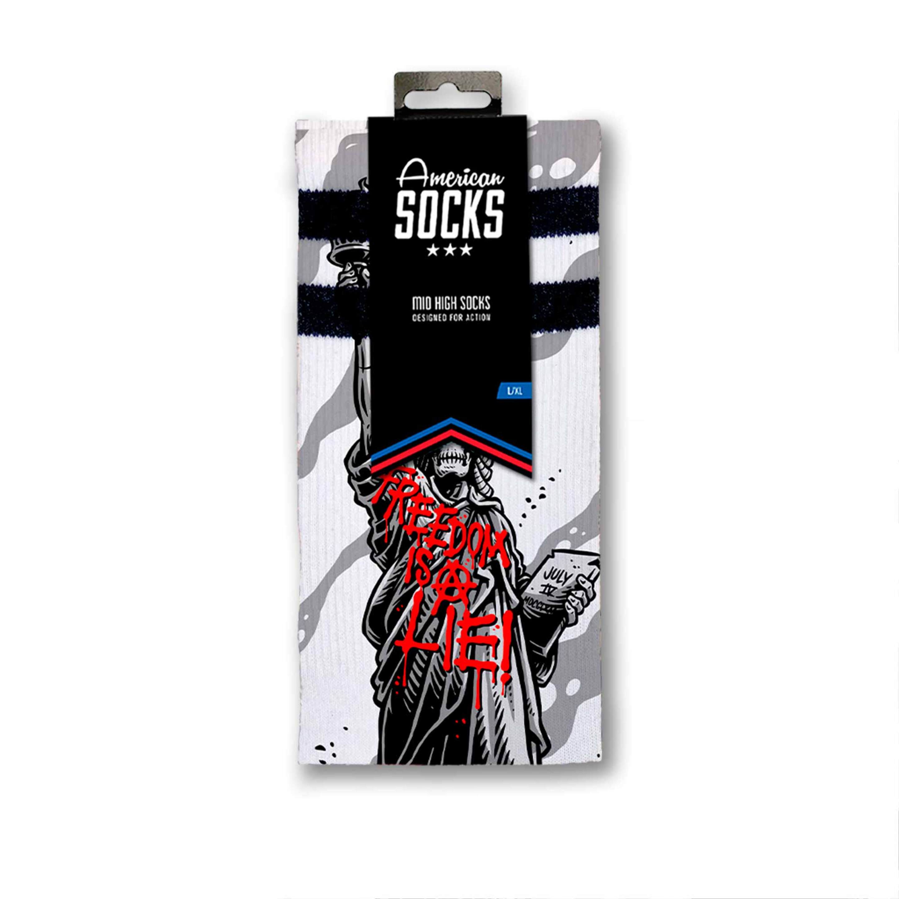 Calcetines American Socks Freedom Is A Lie Mid High