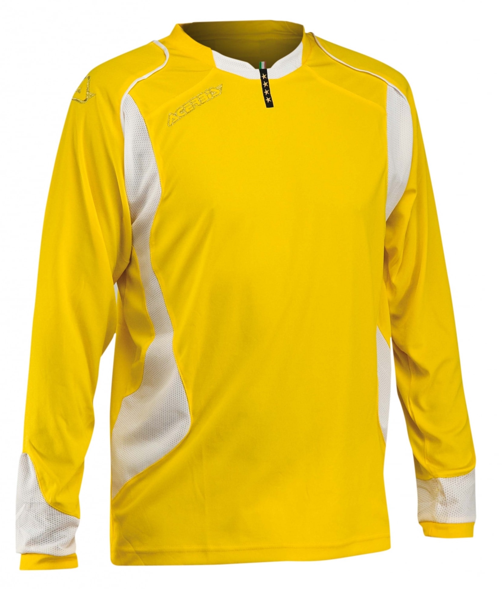 Camiseta Acerbis 4stelle Manga Larga - amarillo - 