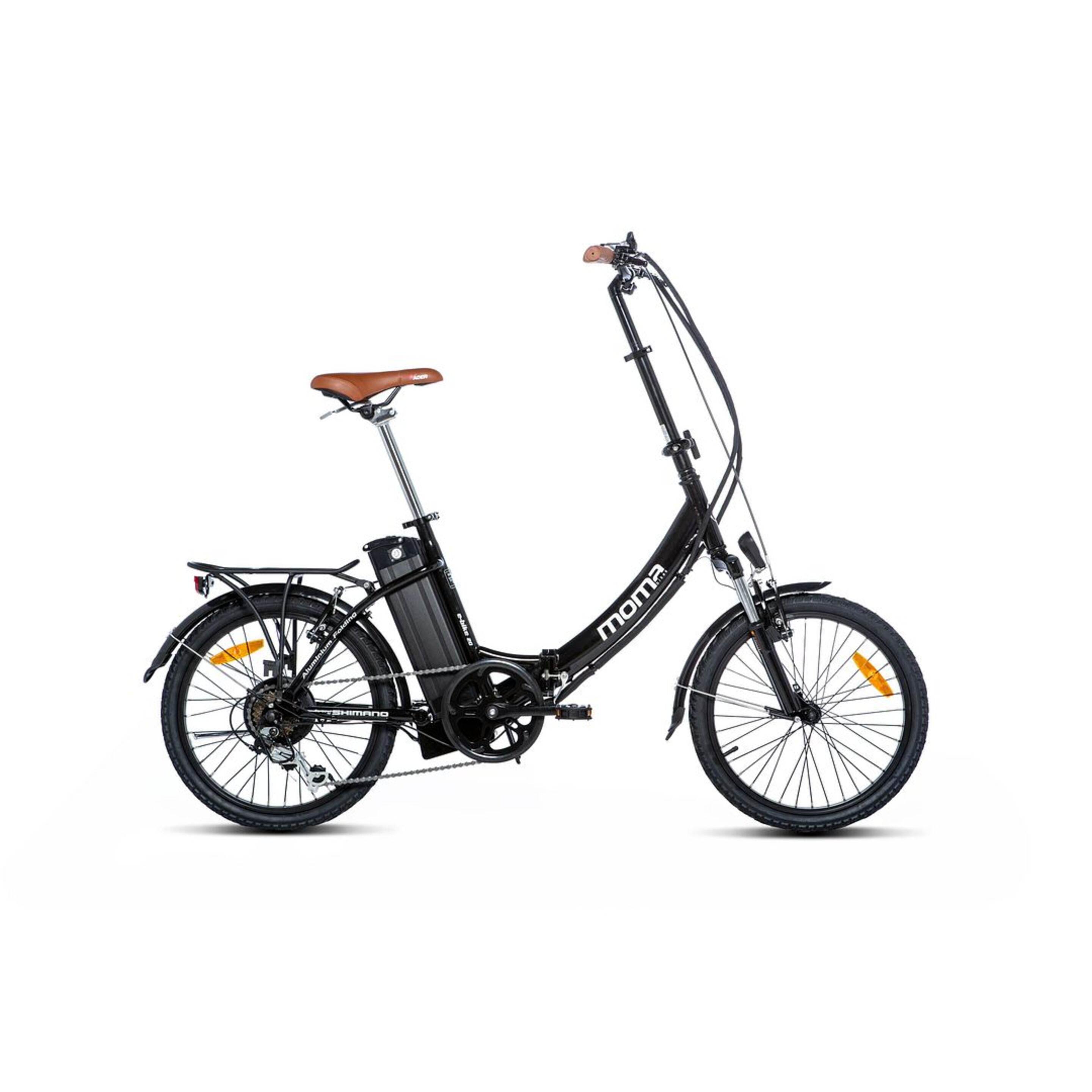 Bicicleta Electrica Plegable Moma Bikes Urbana - Negro - Bicicleta Electrica,plegable,urbana  MKP