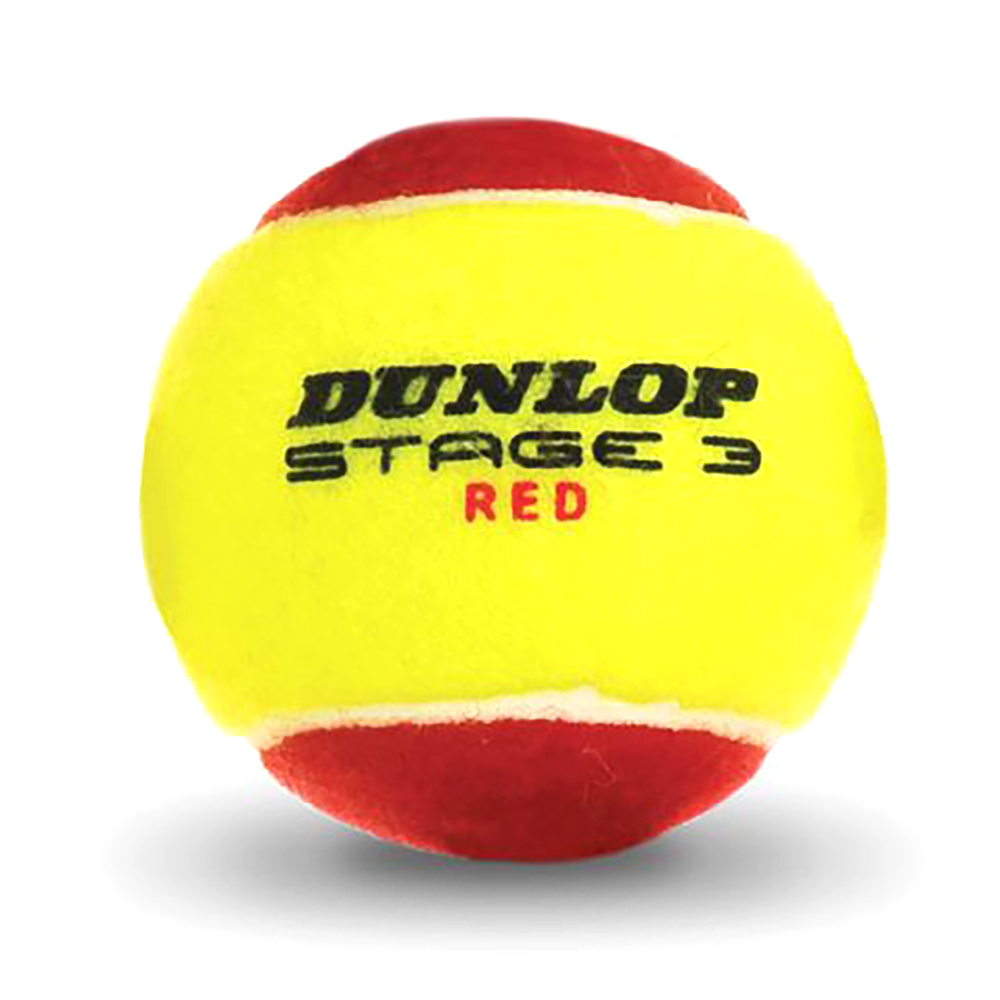 Pelotas De Tenis Diseño Mini Pack De 12 Dunlop Stage 3 - rojo-amarillo - 