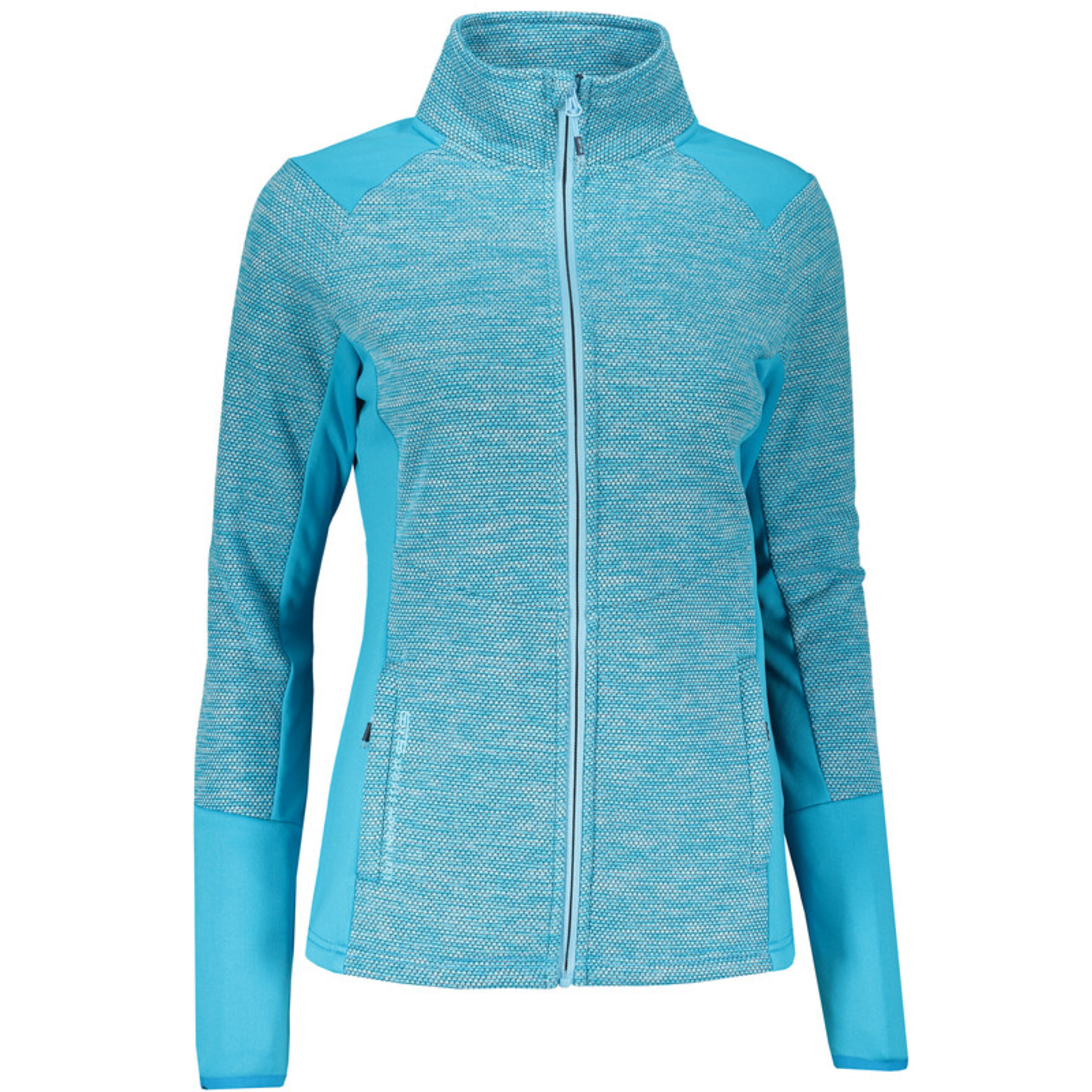 Chaqueta Polar Combinacion Tejidos Gts Mujer