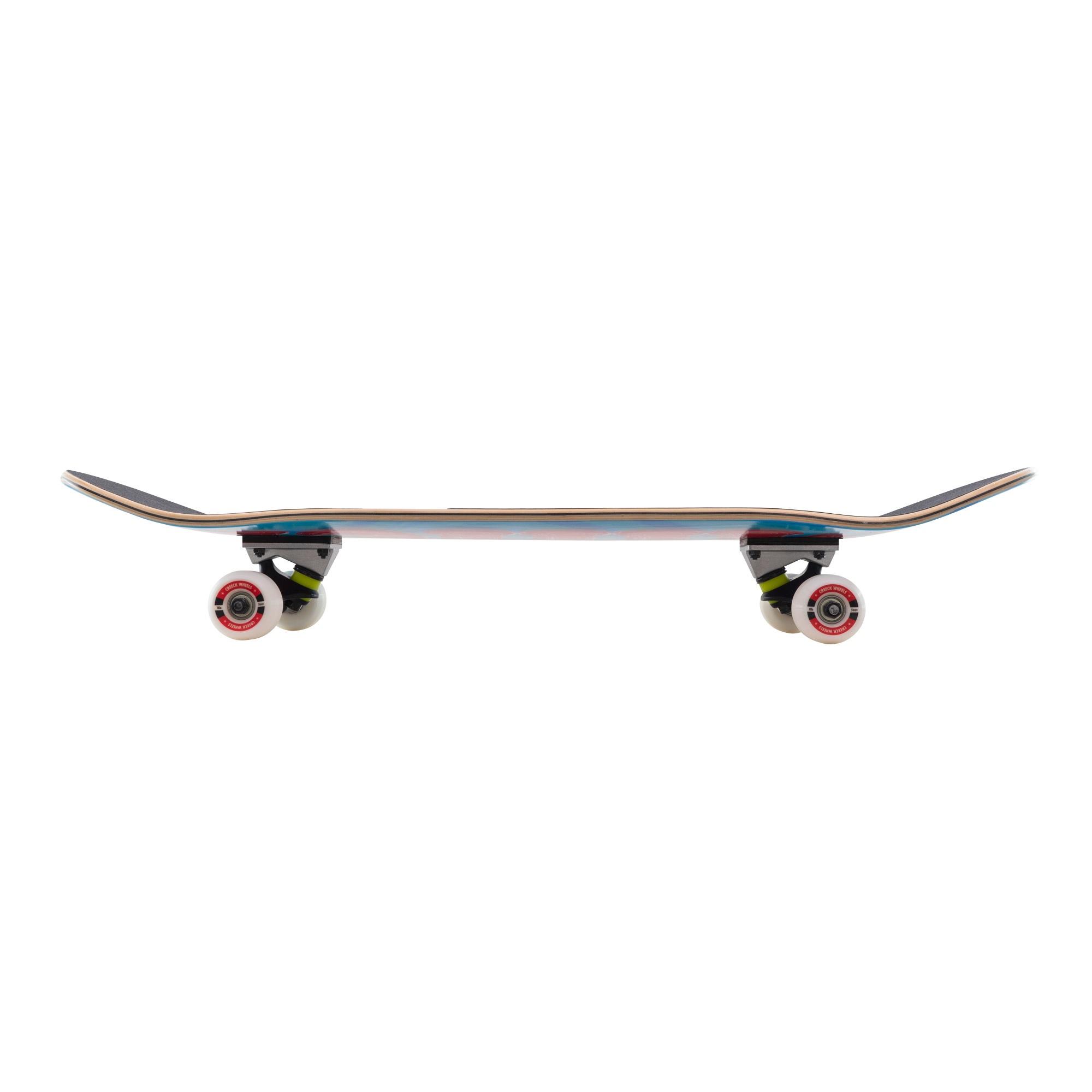Skateboard Completo Miller Party Bordo 31,75"x8" Abec7 Rodas Creek Shr53mm