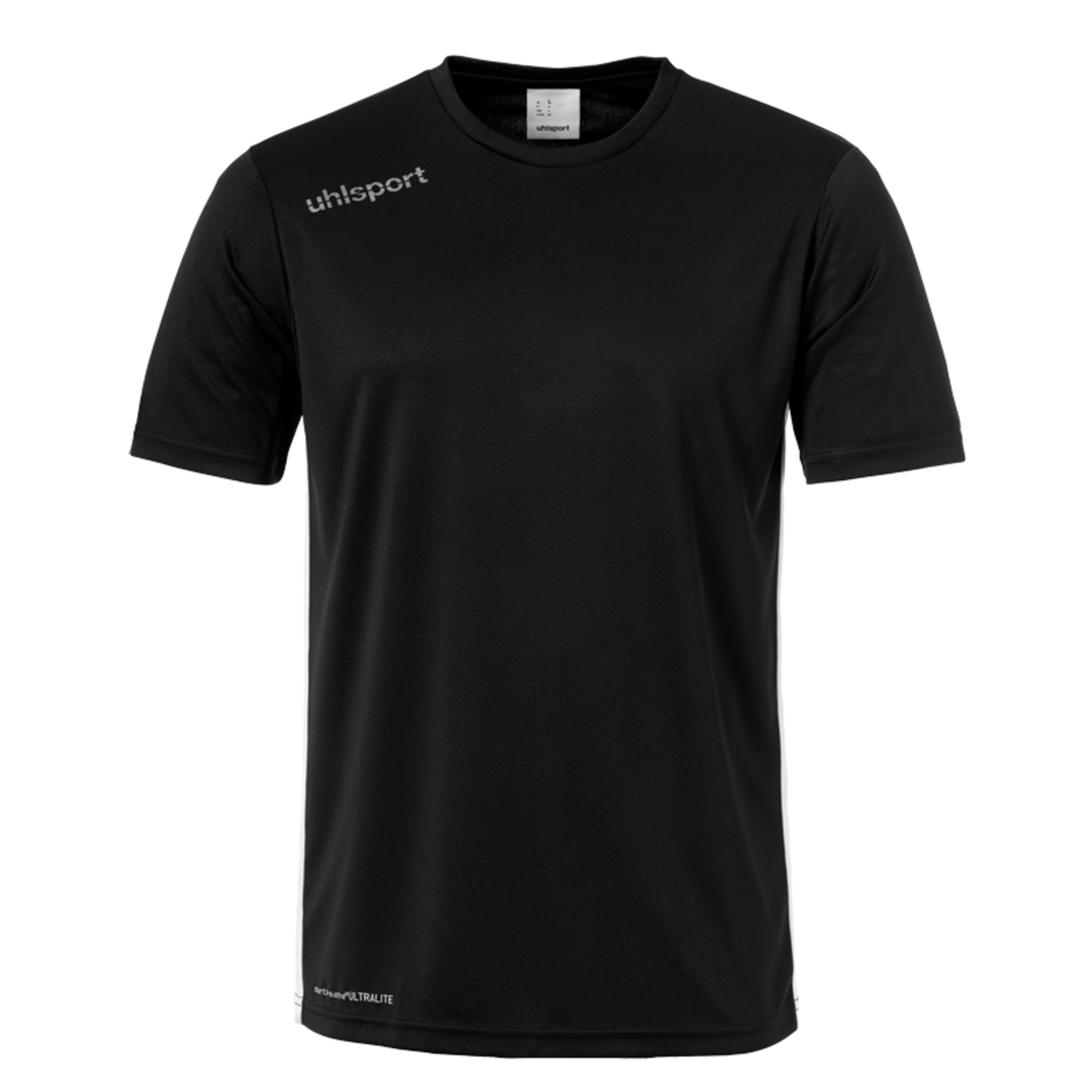 Essential Camiseta Mc Negro/blanco Uhlsport - negro-blanco - 