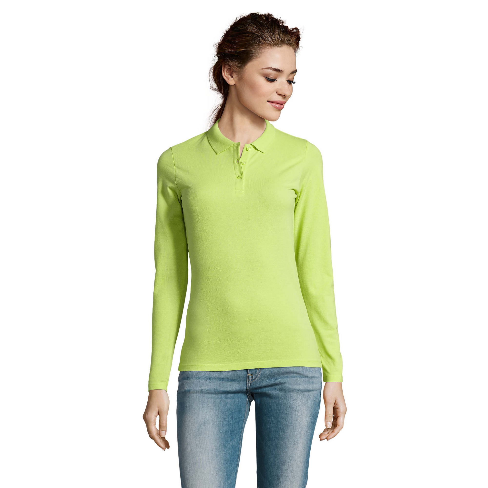 /ladies Perfect Long Sleeve Pique Polo Shirt Sols | Sport Zone MKP