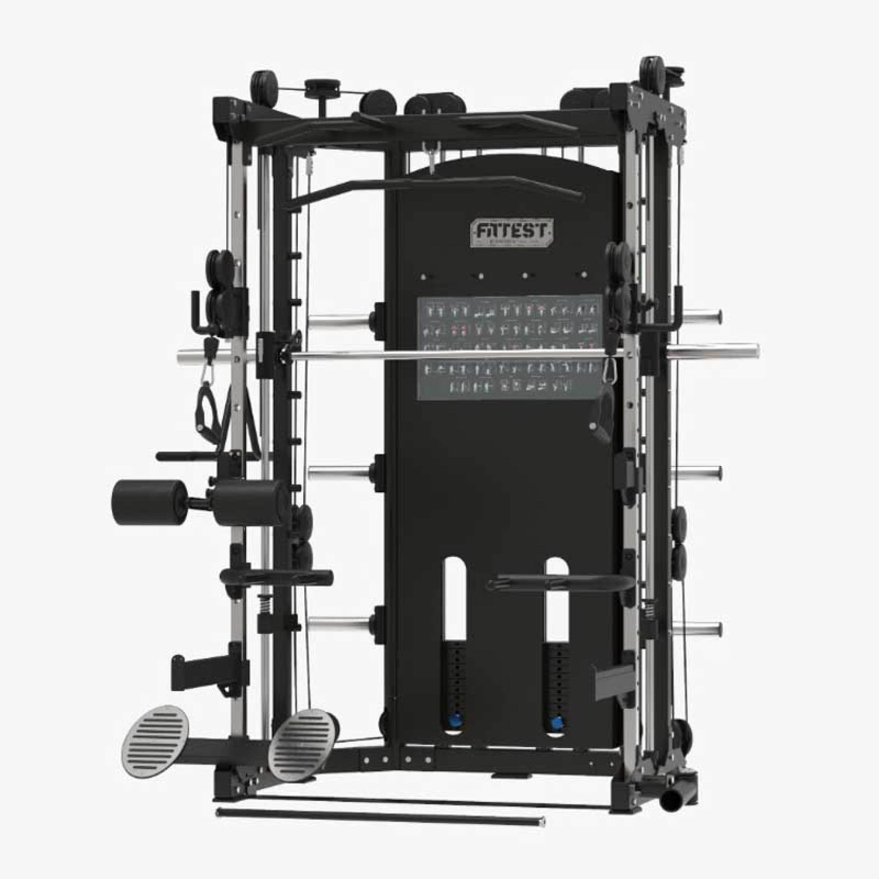 Smith Machine 100 - Máquina Multifunções - Fittest Equipment - negro - 