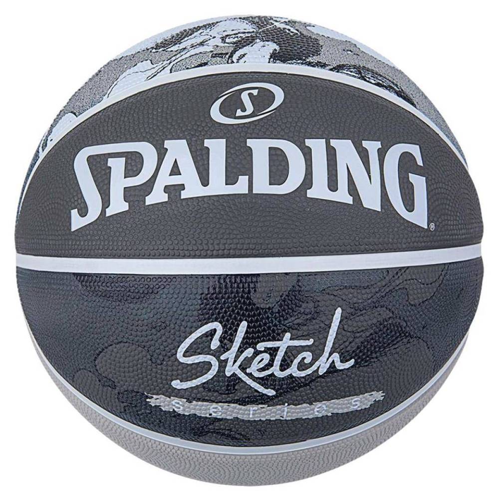 Balón De Baloncesto Spalding Sketch Jump T7 - gris - 