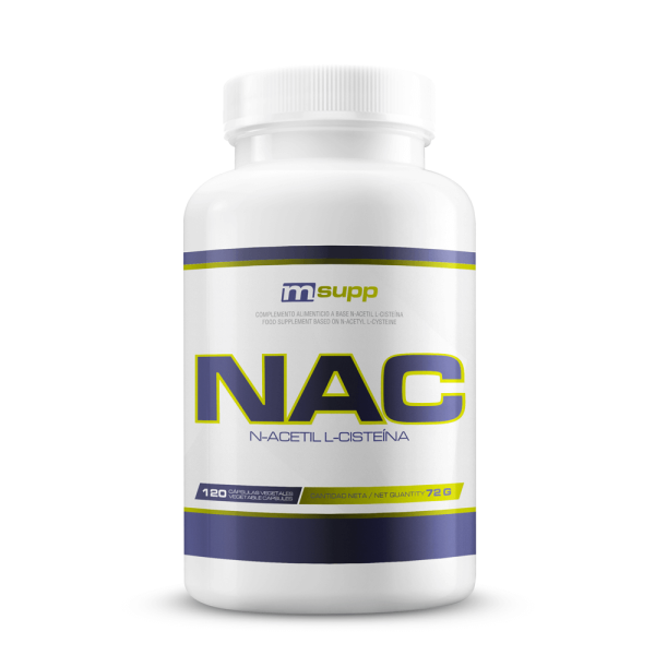 Nac - 120 Cápsulas Vegetales De Mm Supplements