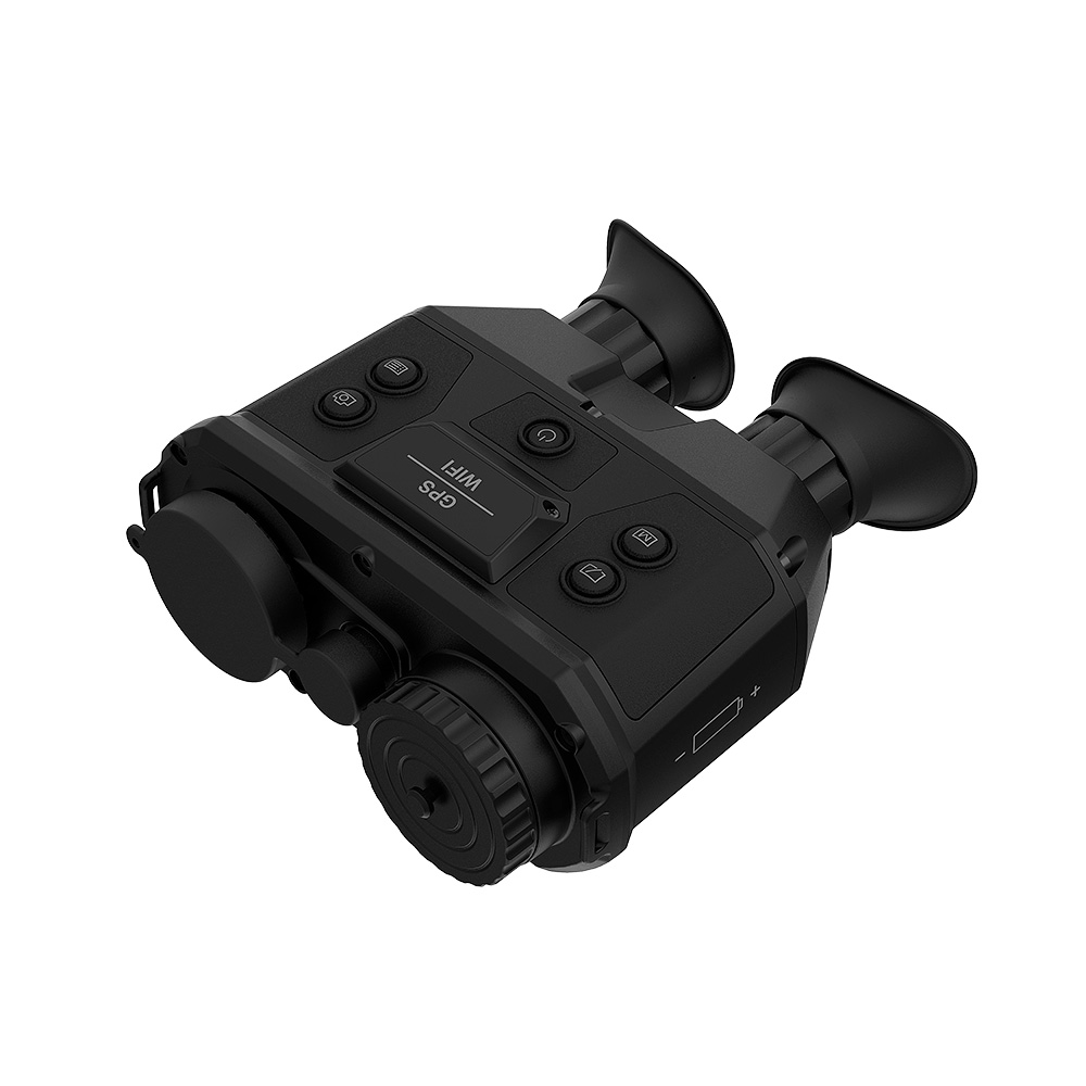 Binocular Bi-espectro Térmico Y Óptico Ts16 35mm Hikmicro - negro - 