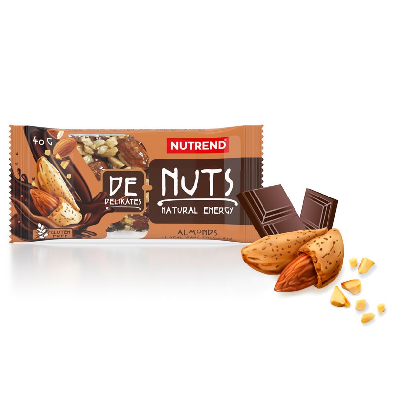 De Nuts Chocolate - 40g - Nutrend - Cacahuete Salado