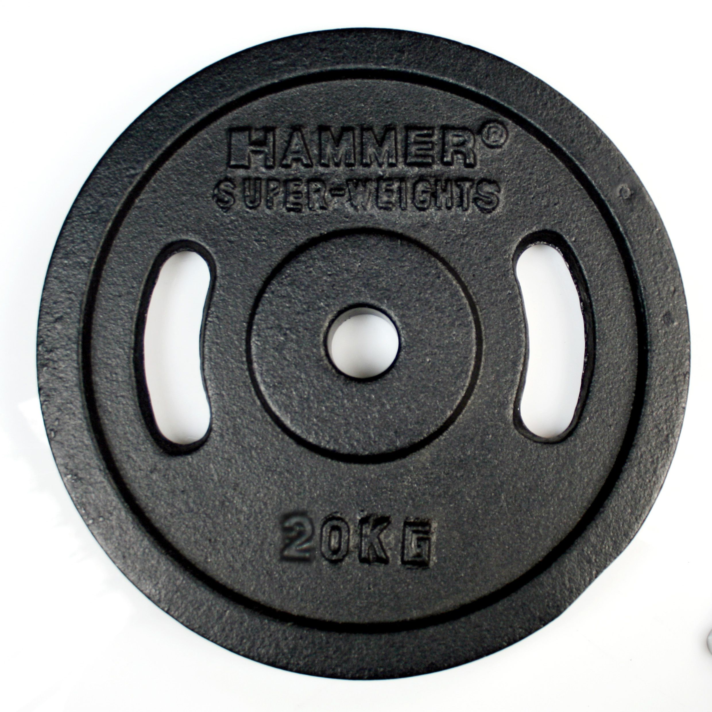 Discos De Hierro 2x20 Kg Agarre Hammer - multicolor - 