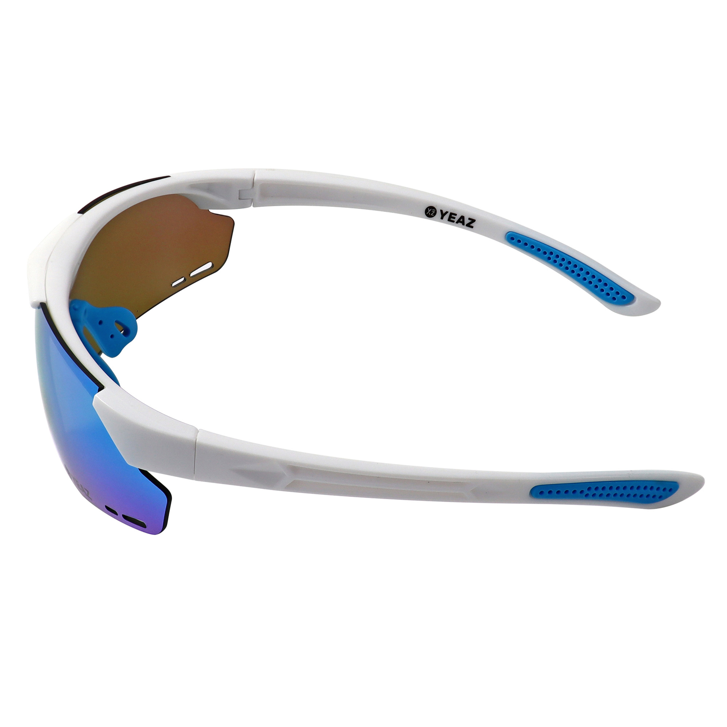 ímãs De Jogo óculos De Sol Desportivos Matt White / Full Revo Ice Blue Yeaz Sunup