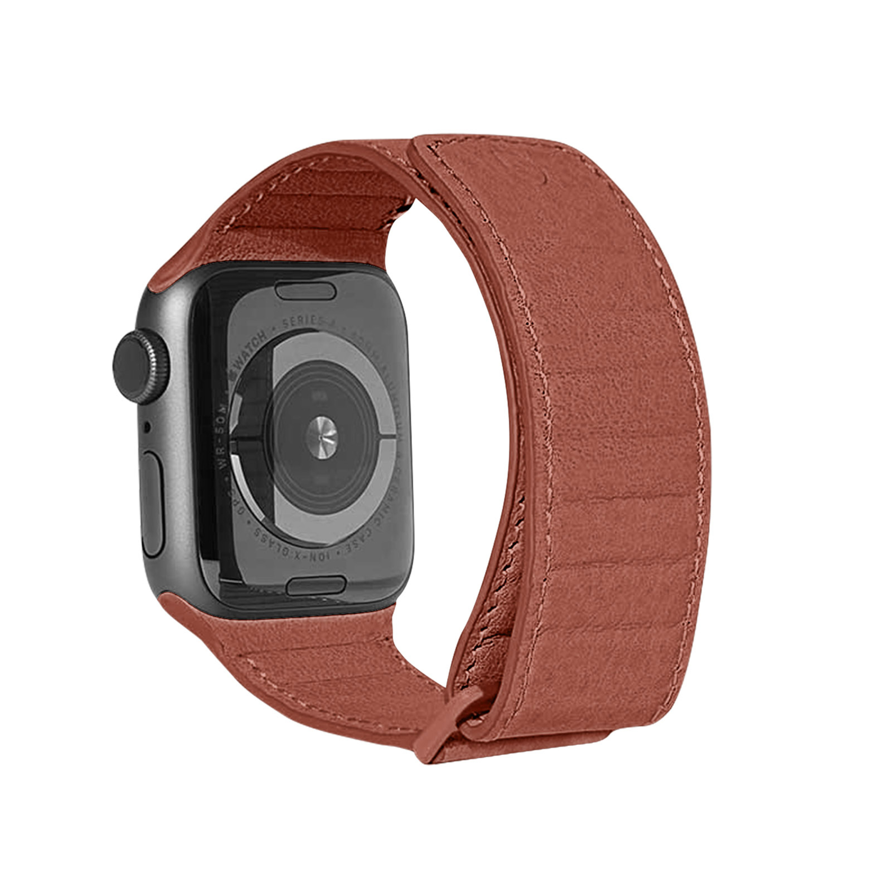 Correa Para Apple Watch 42/44 Mm De Cuero Premium Cierre De Metal Decoded