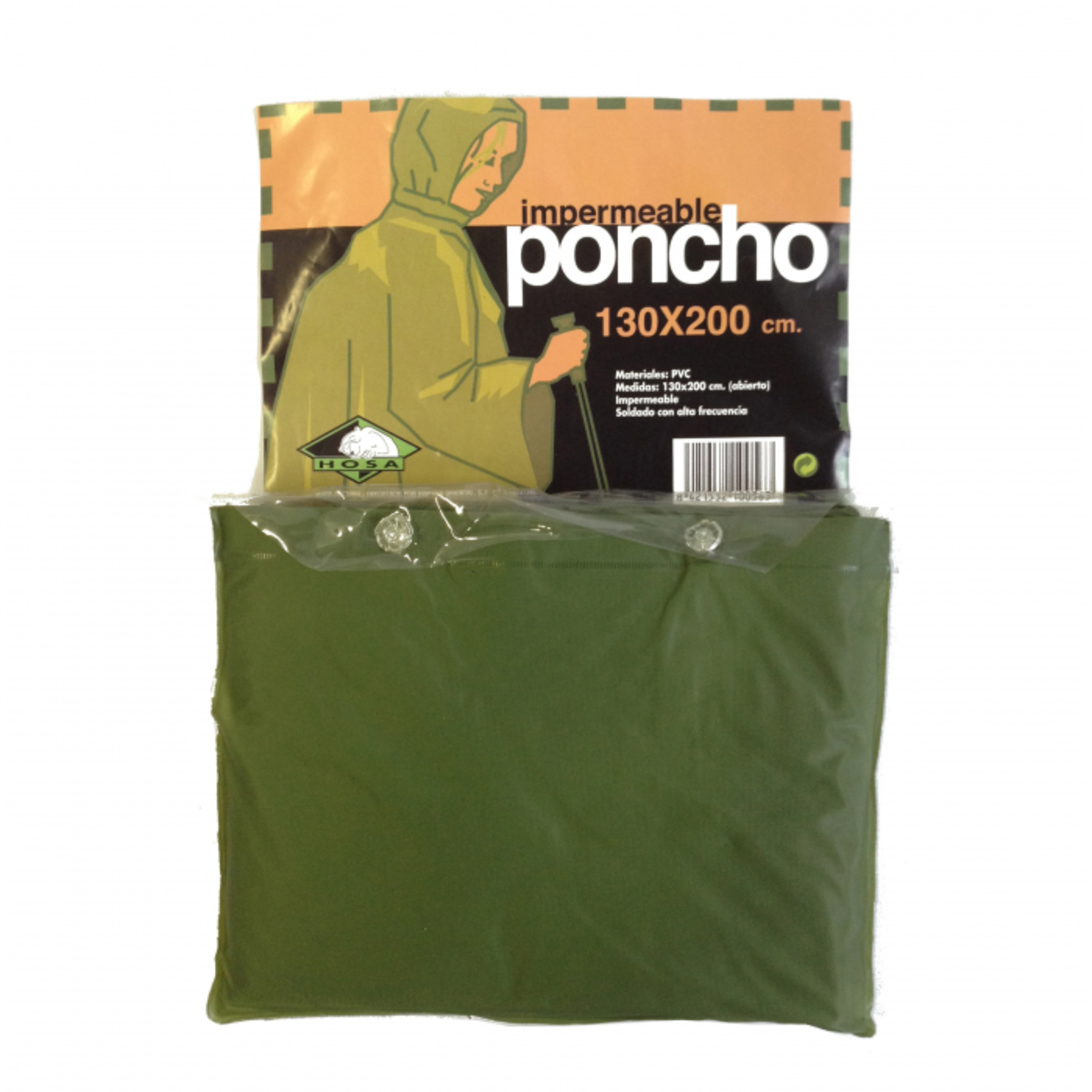 Poncho Impermeable Hosa Pvc Rain Poncho