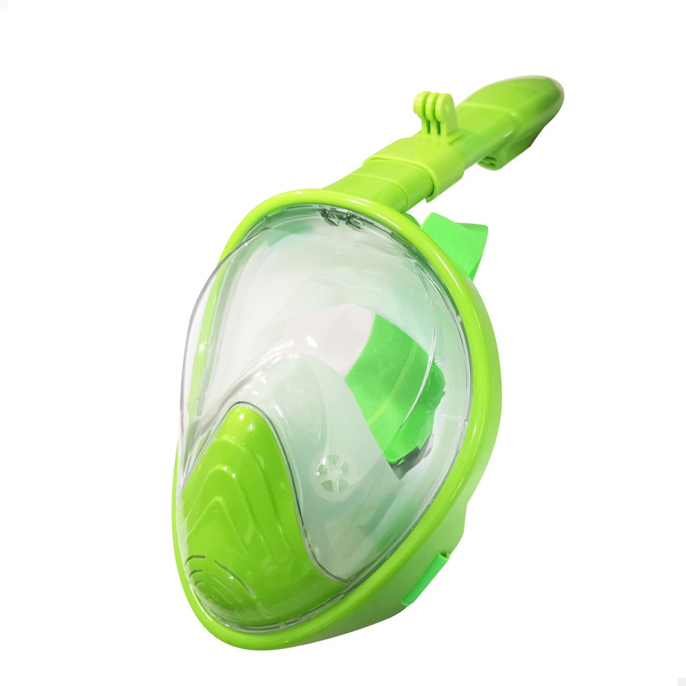 Máscara Snorkel Panorámica Verde Xs Aqua Sport - verde - 