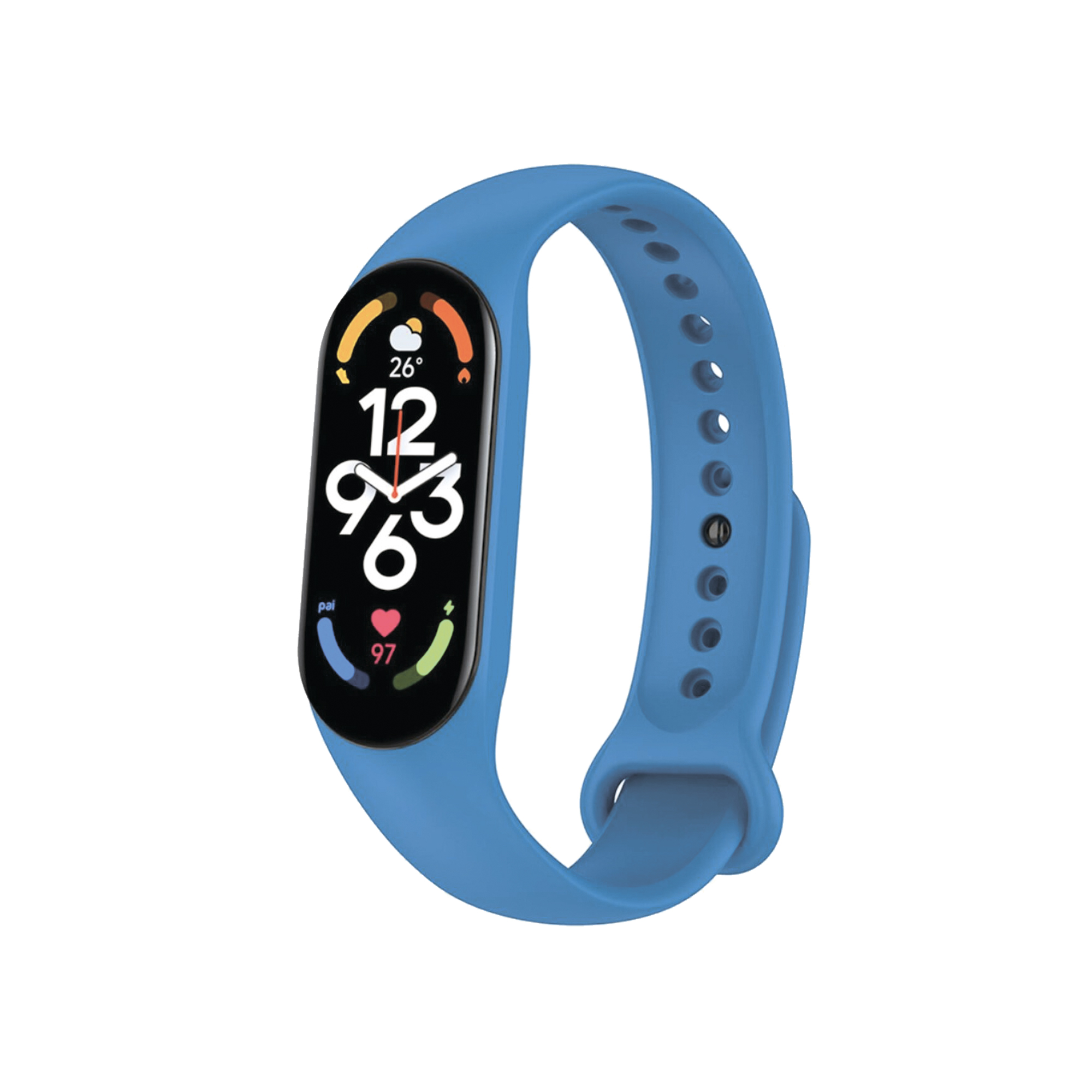 Pulseira De Relógio Tpu De Contato Para Xiaomi Smart Band 7 - azul - 