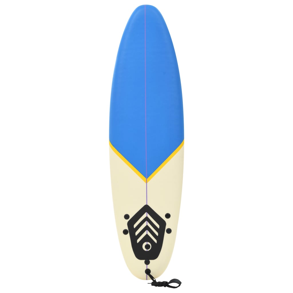 Tabla De Surf Vidaxl 170 Cm Azul Y Crema - Tabla De Surf  MKP