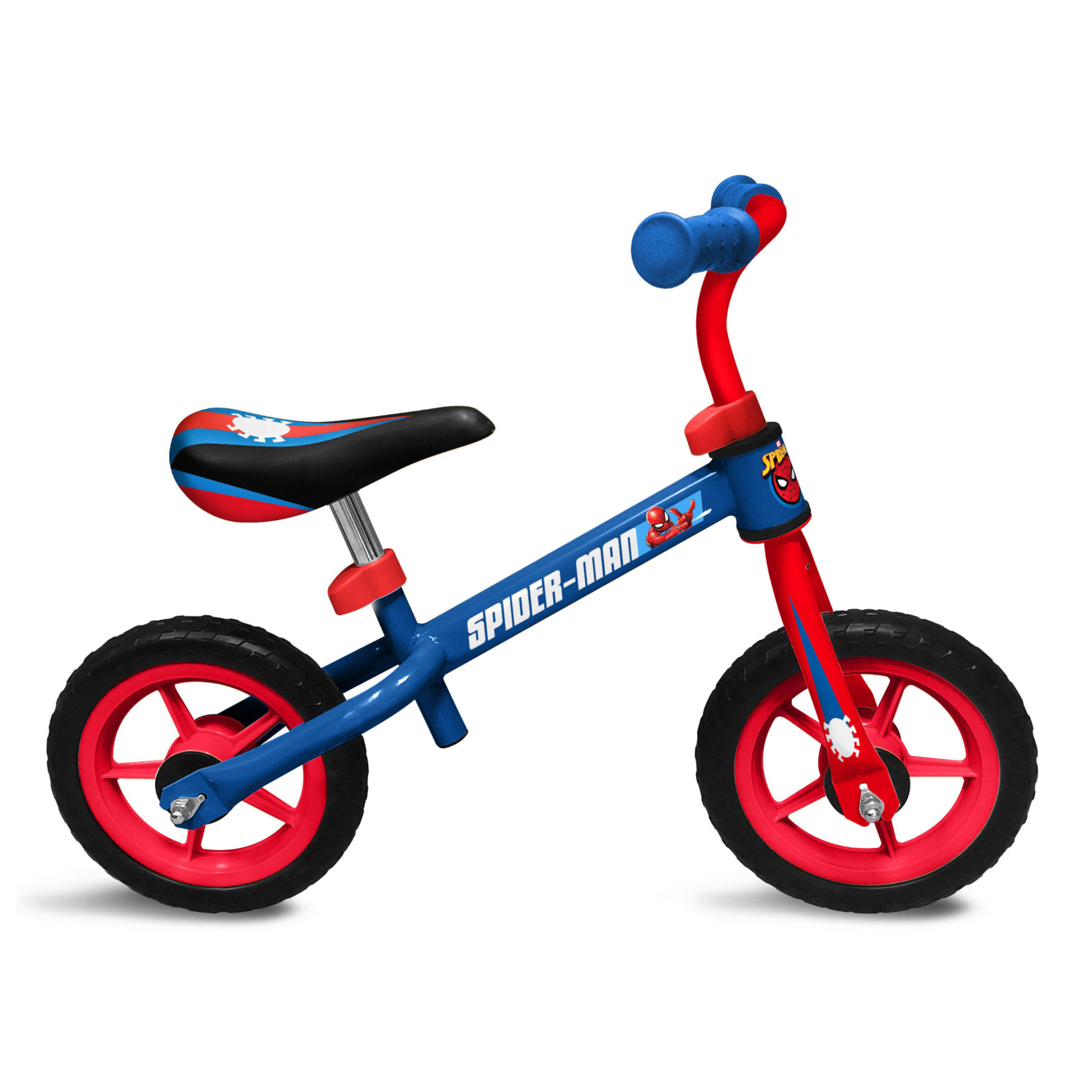 Bicicleta Equilibrio Menino 10 Polegadas Spider-man 2-4 Anos - azul - 