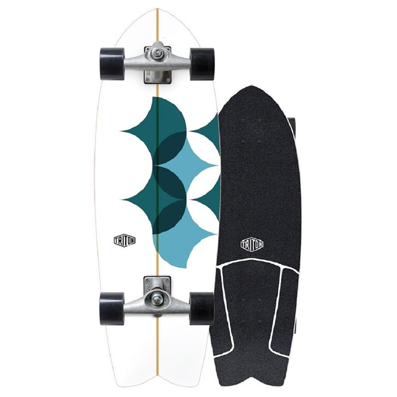 Surf Skate Carver Triton Astral Cx 29" - blanco-azul-claro - 
