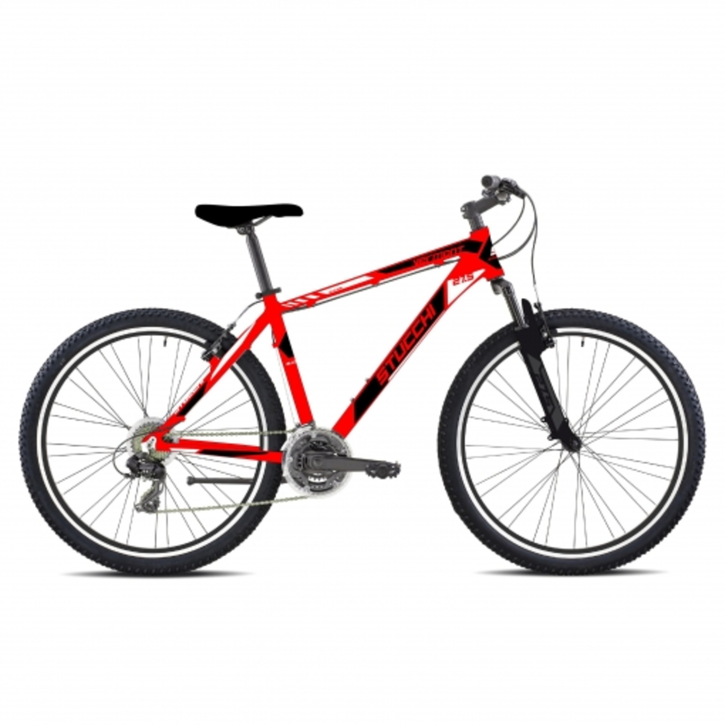 Bicicleta Mtb Stucchi 27,5" 21v Tz500 - rojo - 