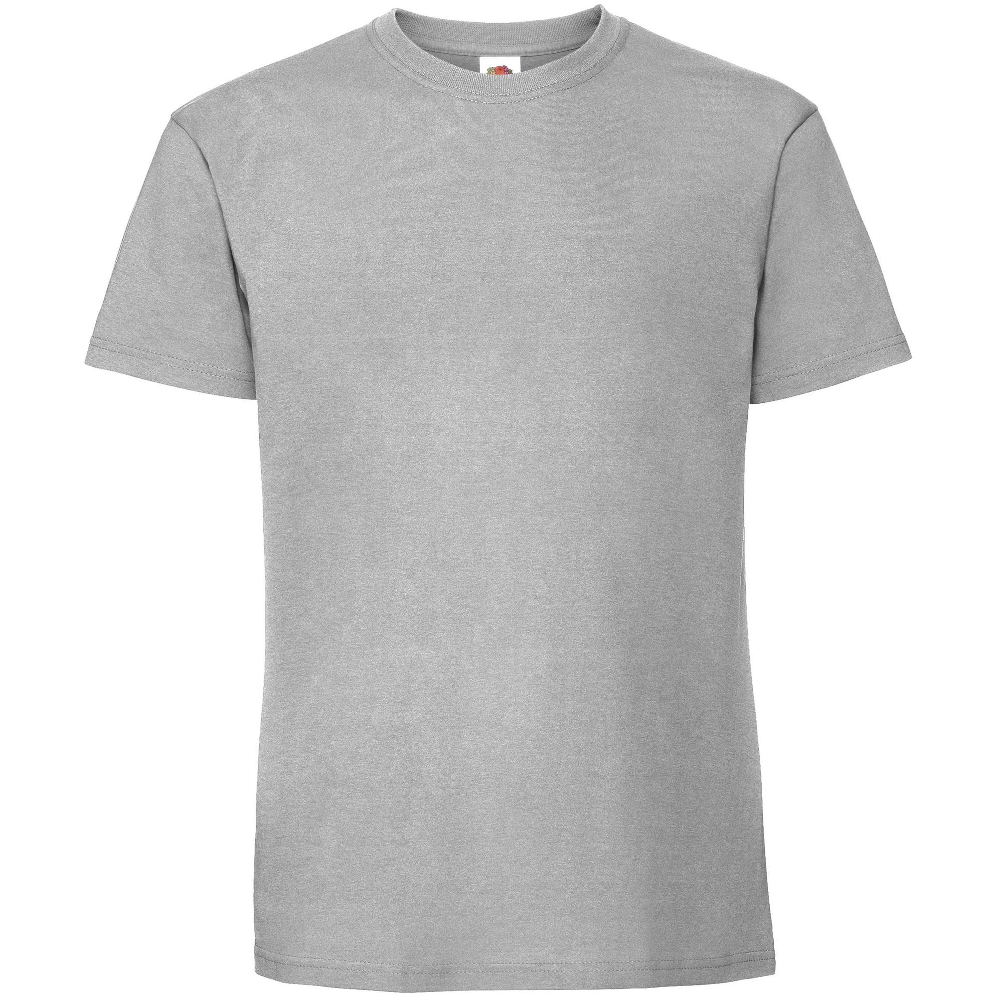 Camiseta De Algodón Fruit Of The Loom Premium - gris - 