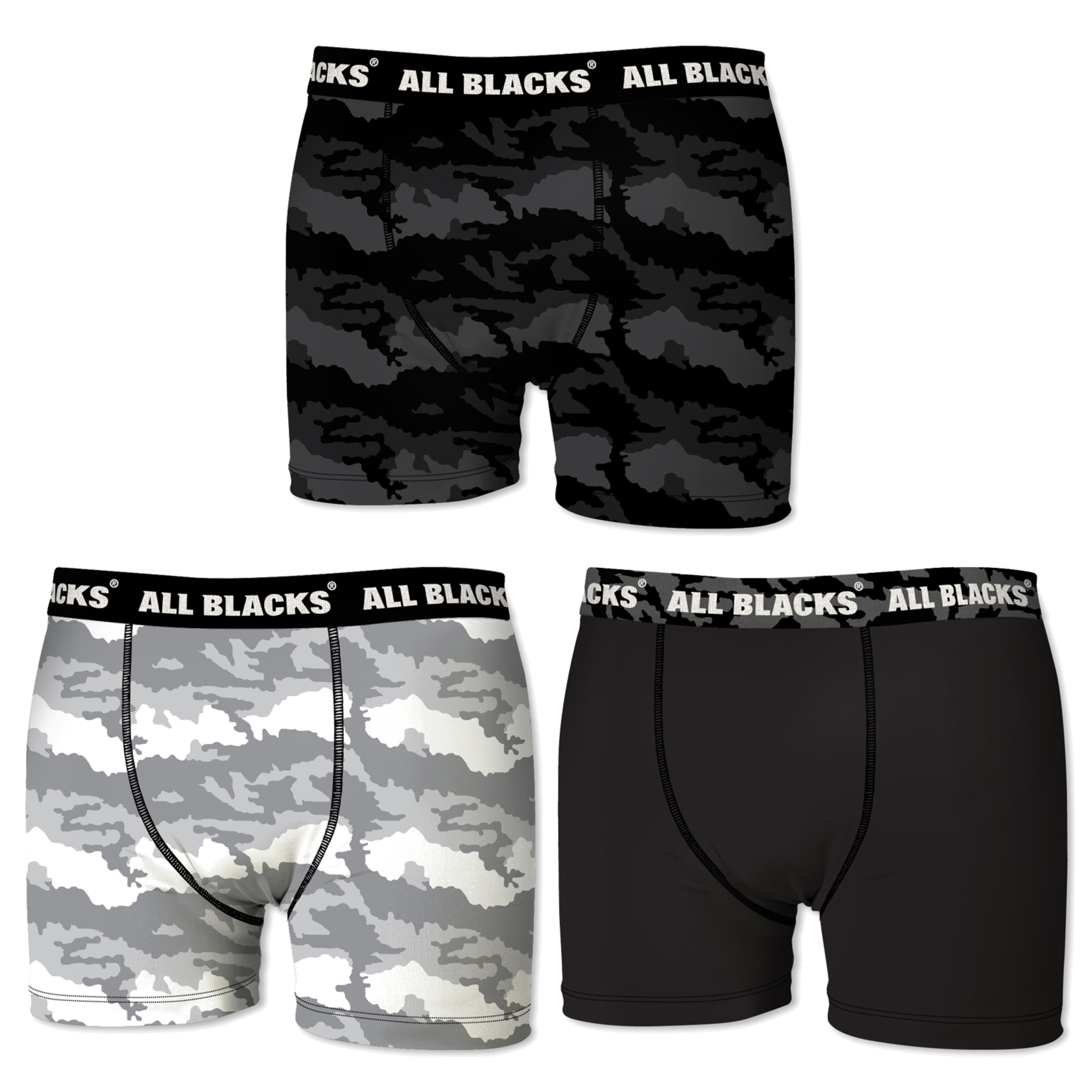 Calzoncillos Boxer All Blacks (Pack 3)