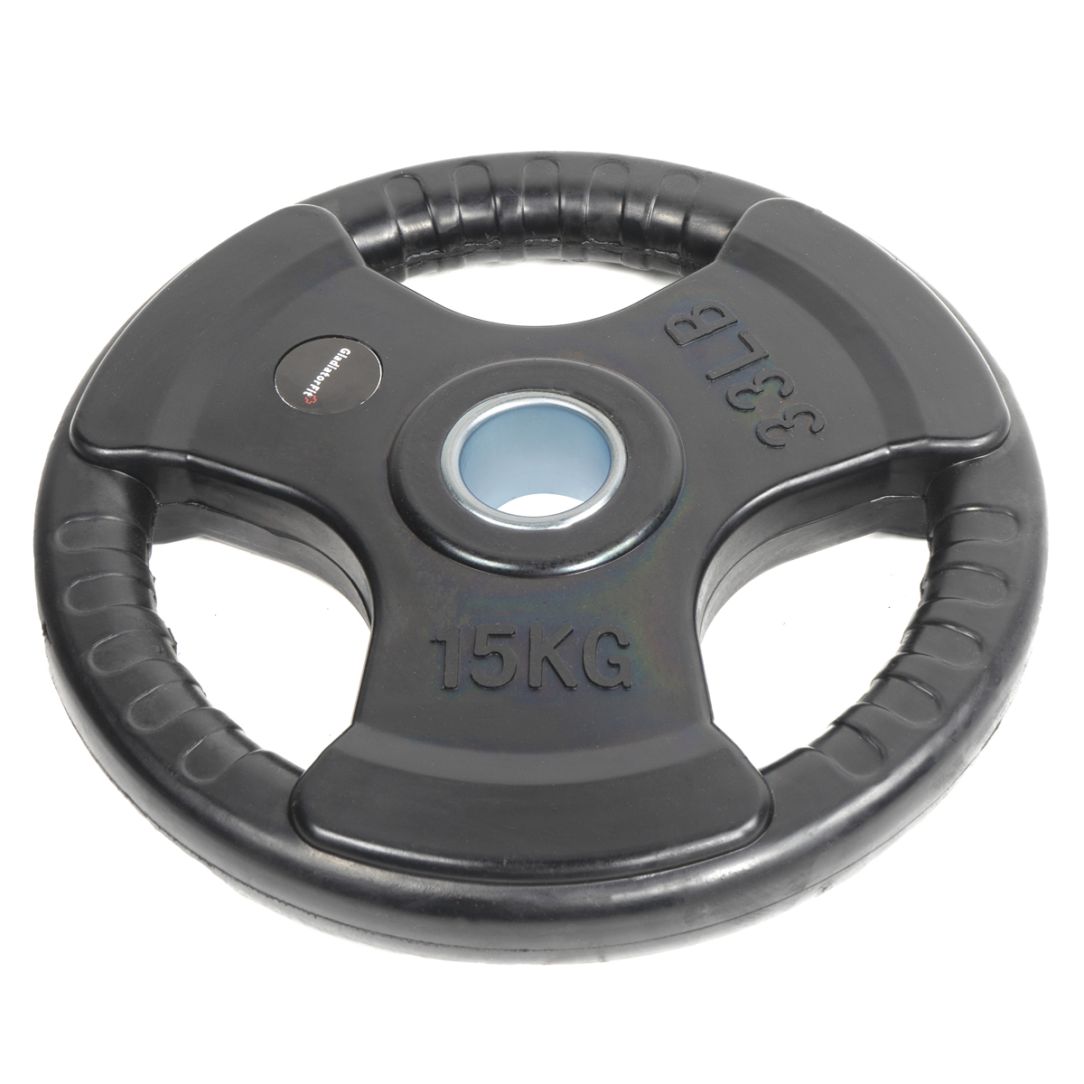 Disco Com Pegas De Borracha "bumper Plate" Ø 51mm | 15 Kg