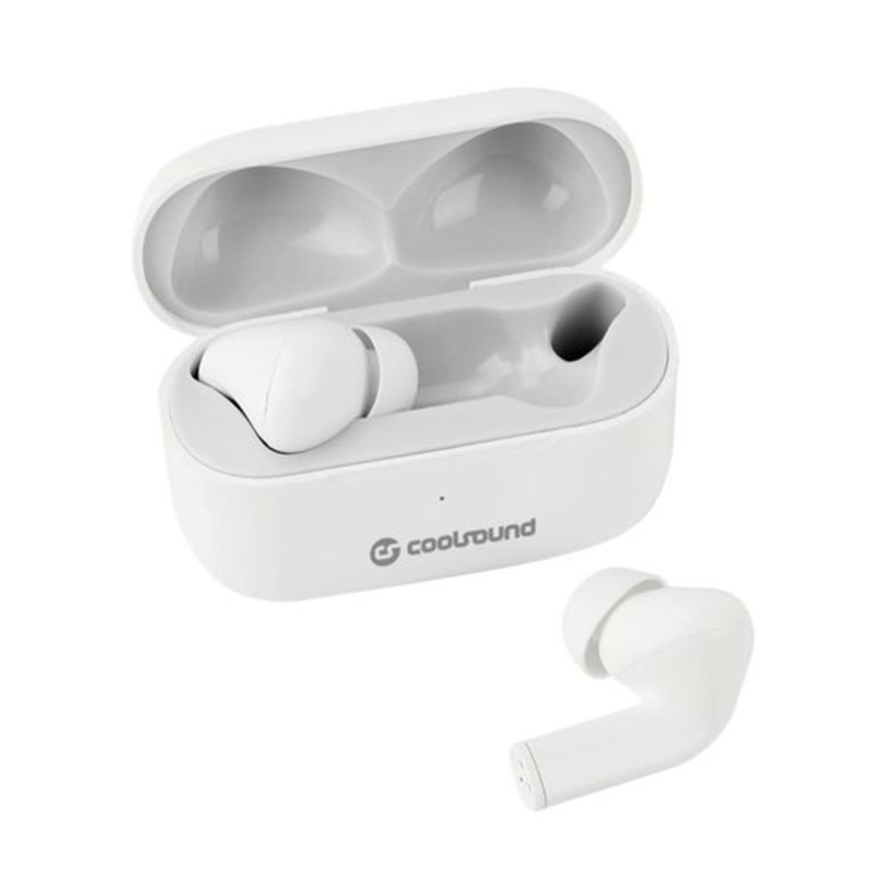 Auriculares Earbuds Tws V14 Touch Bluetooth Blancos Coolsound