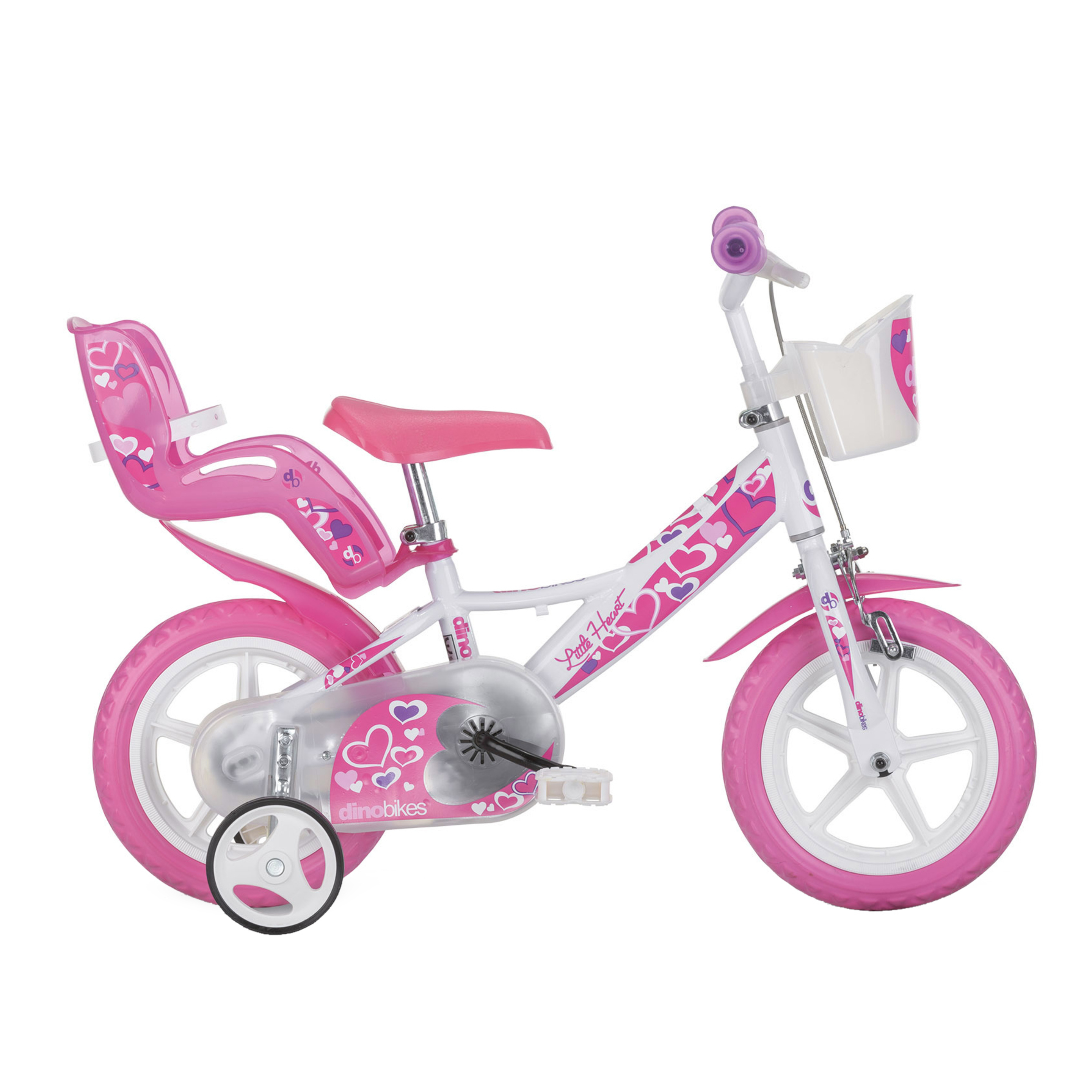 Bicicleta Infantil Hearts 12 Pulgadas 3-5 Años - blanco - 