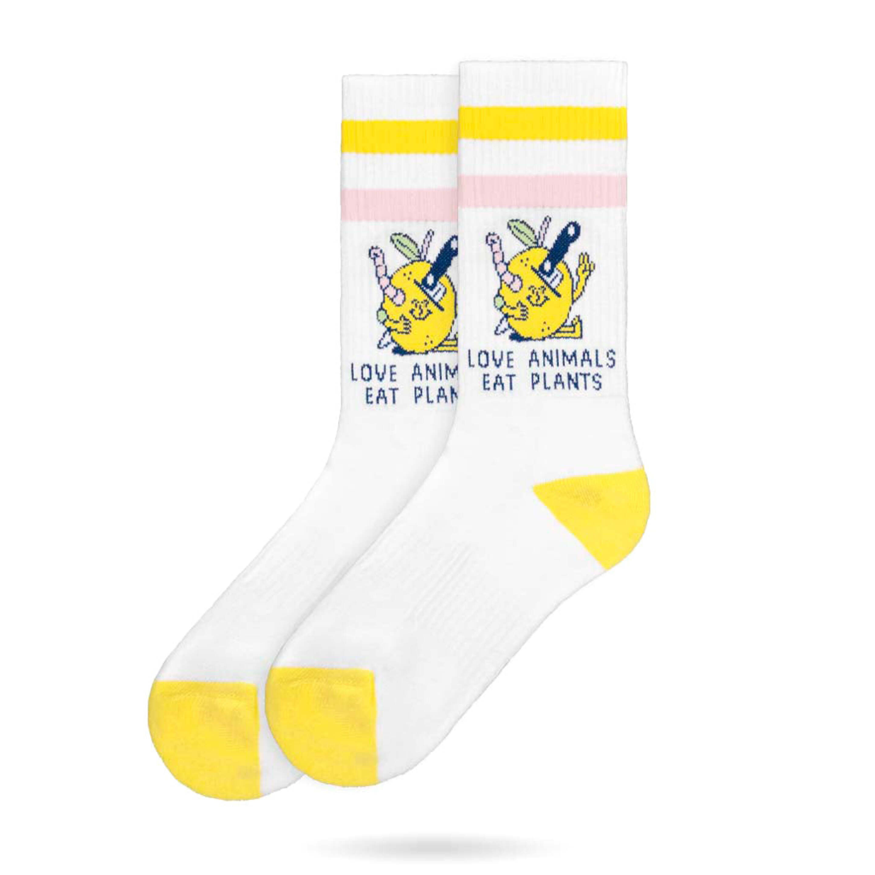 Calcetines American Socks  Love Animals Mid High - Blanco - Calcetines Técnicos De Deporte  MKP