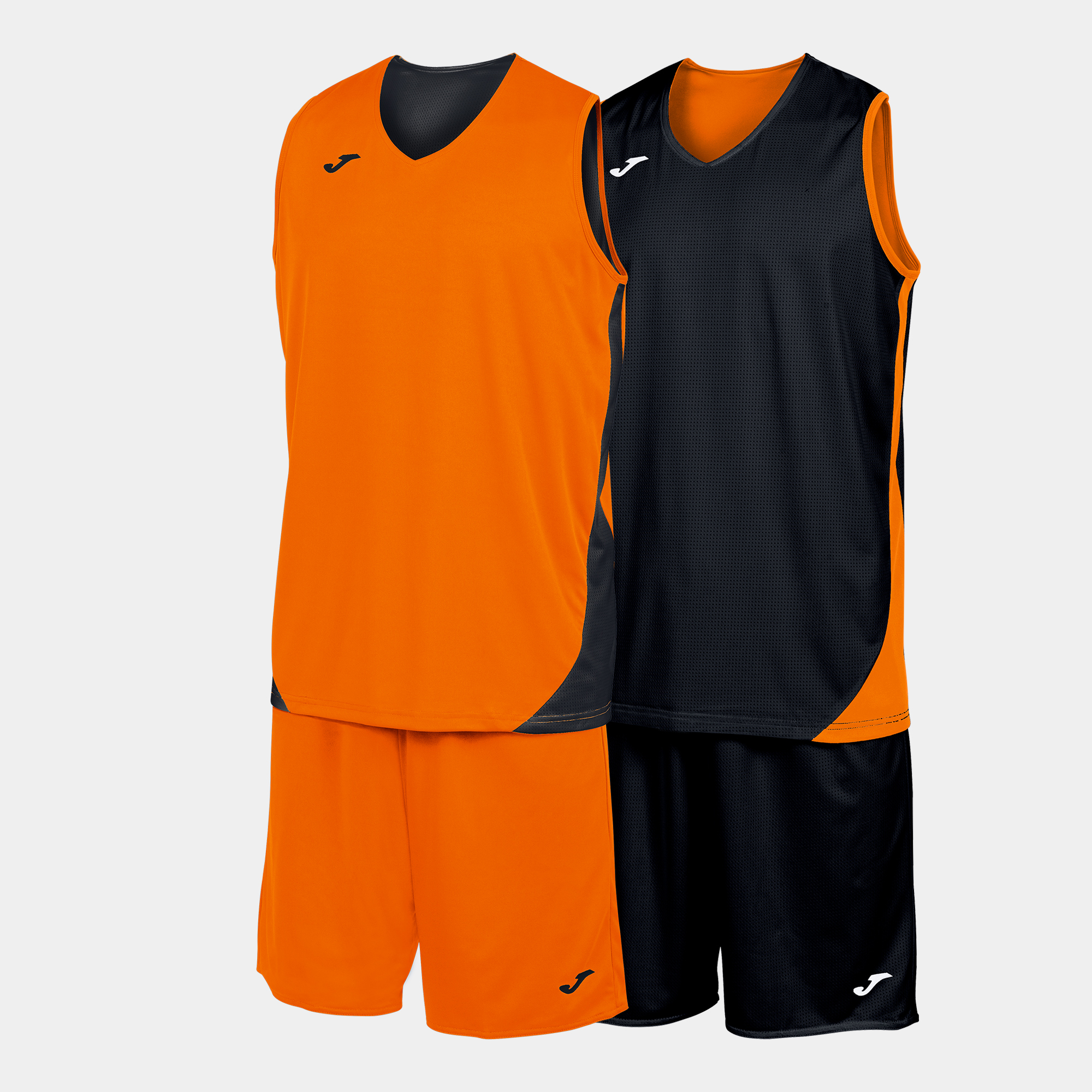 Set Reversible Camiseta Y Short Joma Kansas - naranja-negro - 