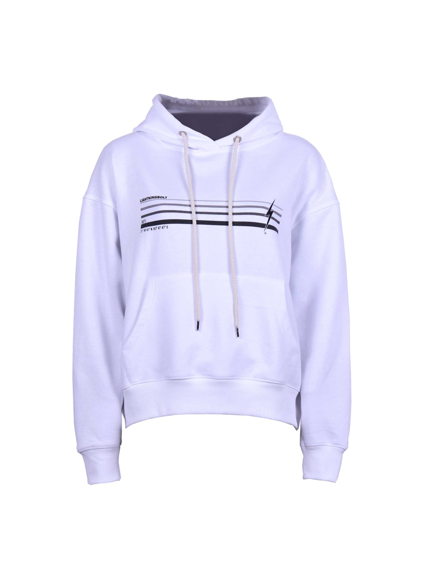 Sweatshirt Lightning Bolt Original Hoodie - blanco - 