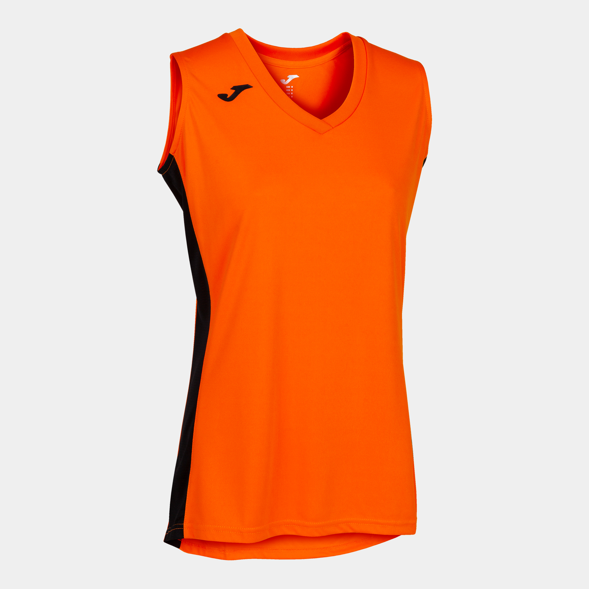 Camiseta Sin Mangas Joma Cancha Iii Naranja Negro