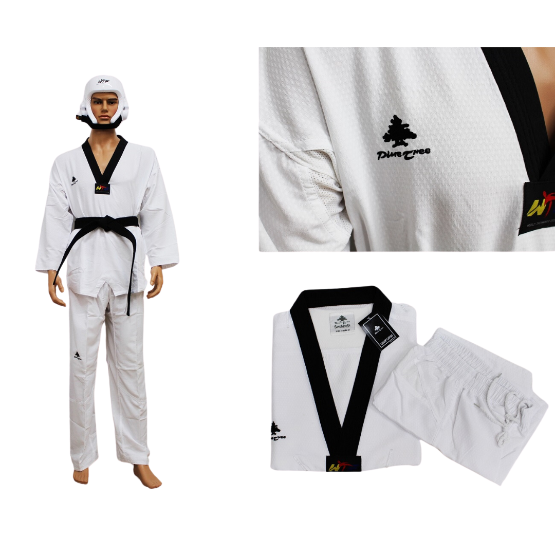 Fato Taekwondo Hi Tech Dan Pt | Sport Zone MKP