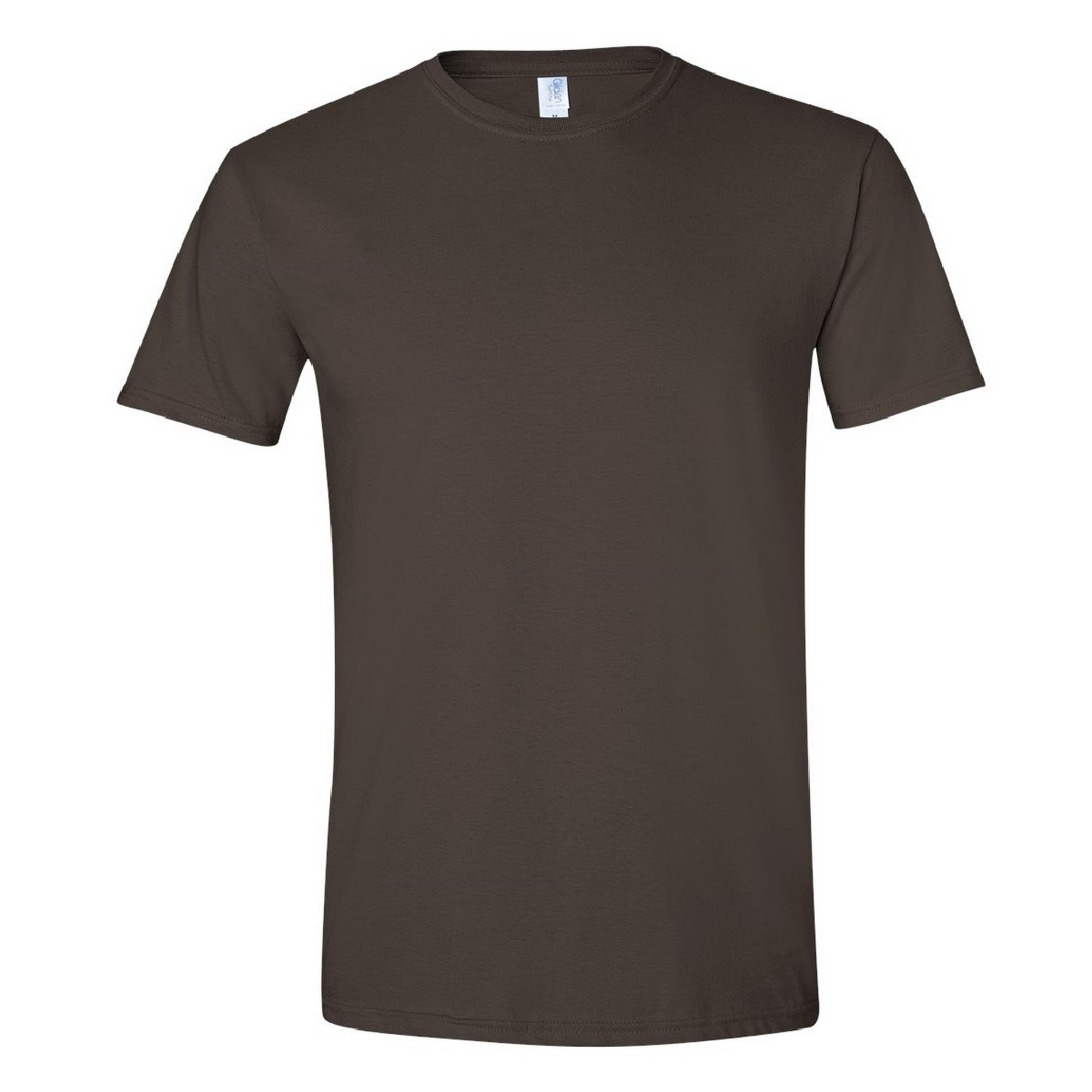 Camiseta De Manga Corta Suave Básica 100% Algodón Gordo Gildan - marron - 